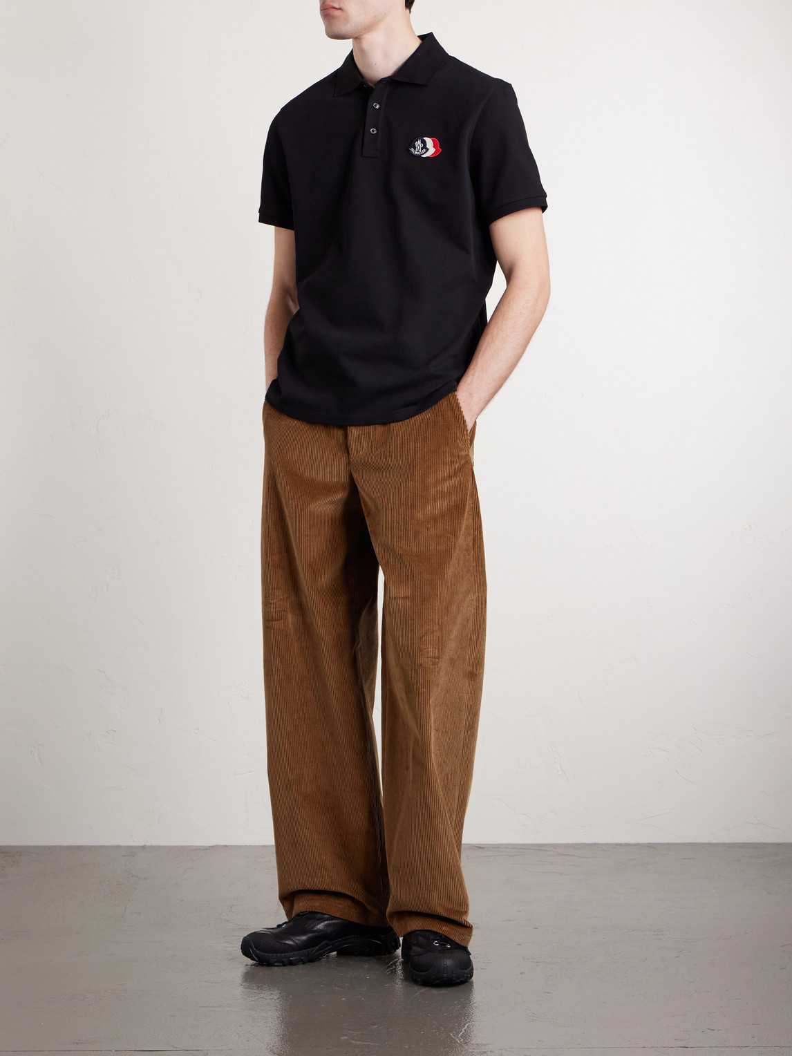 Logo-Appliquéd Cotton-Piqué Polo Shirt