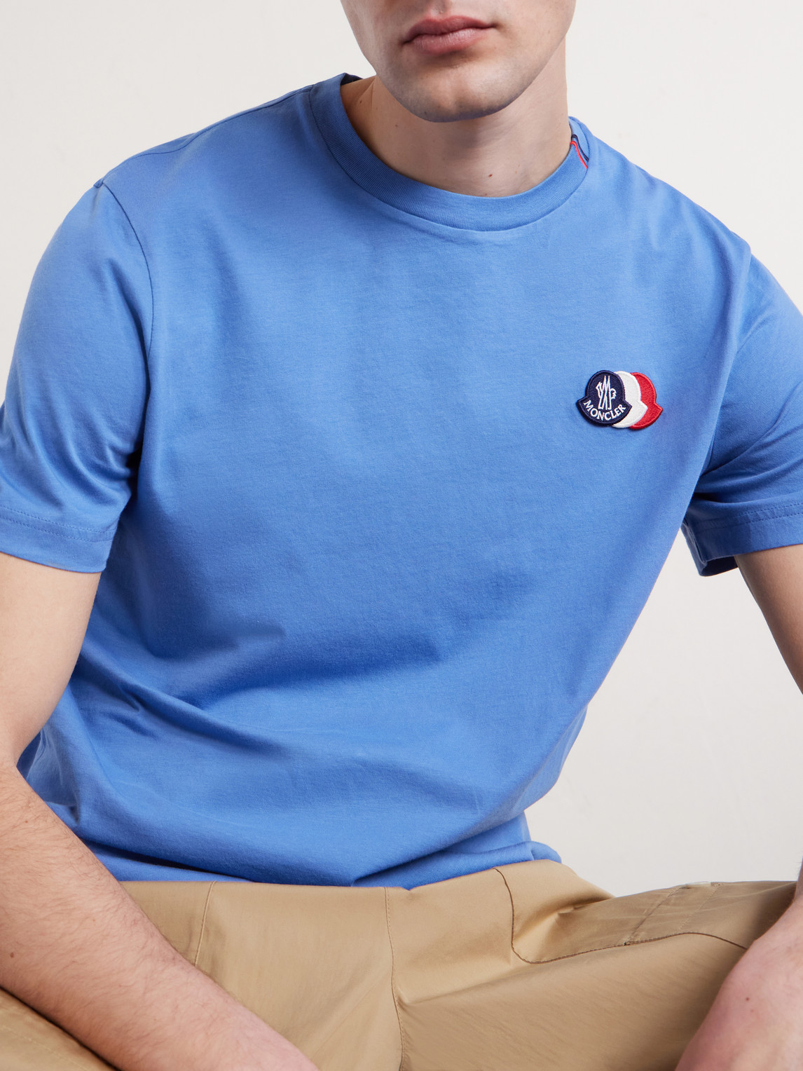 Logo-Appliquéd Cotton-Jersey T-Shirt
