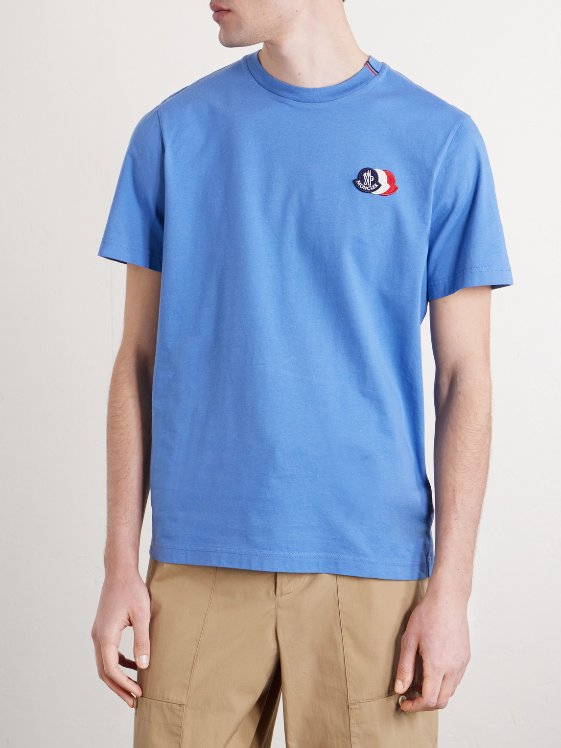 Logo-Appliquéd Cotton-Jersey T-Shirt