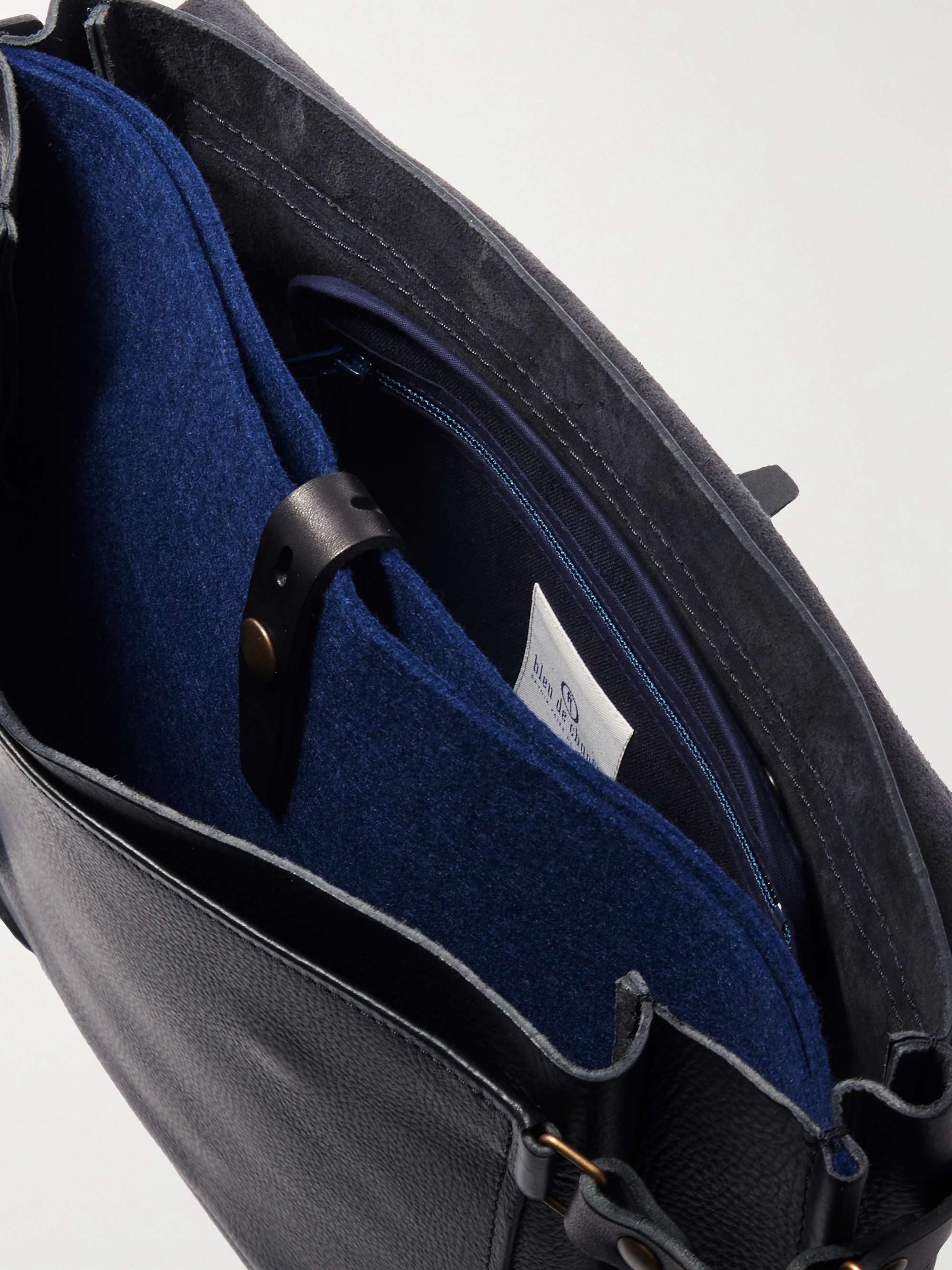 BLEU DE CHAUFFE Éclair Umhängetasche aus Leder