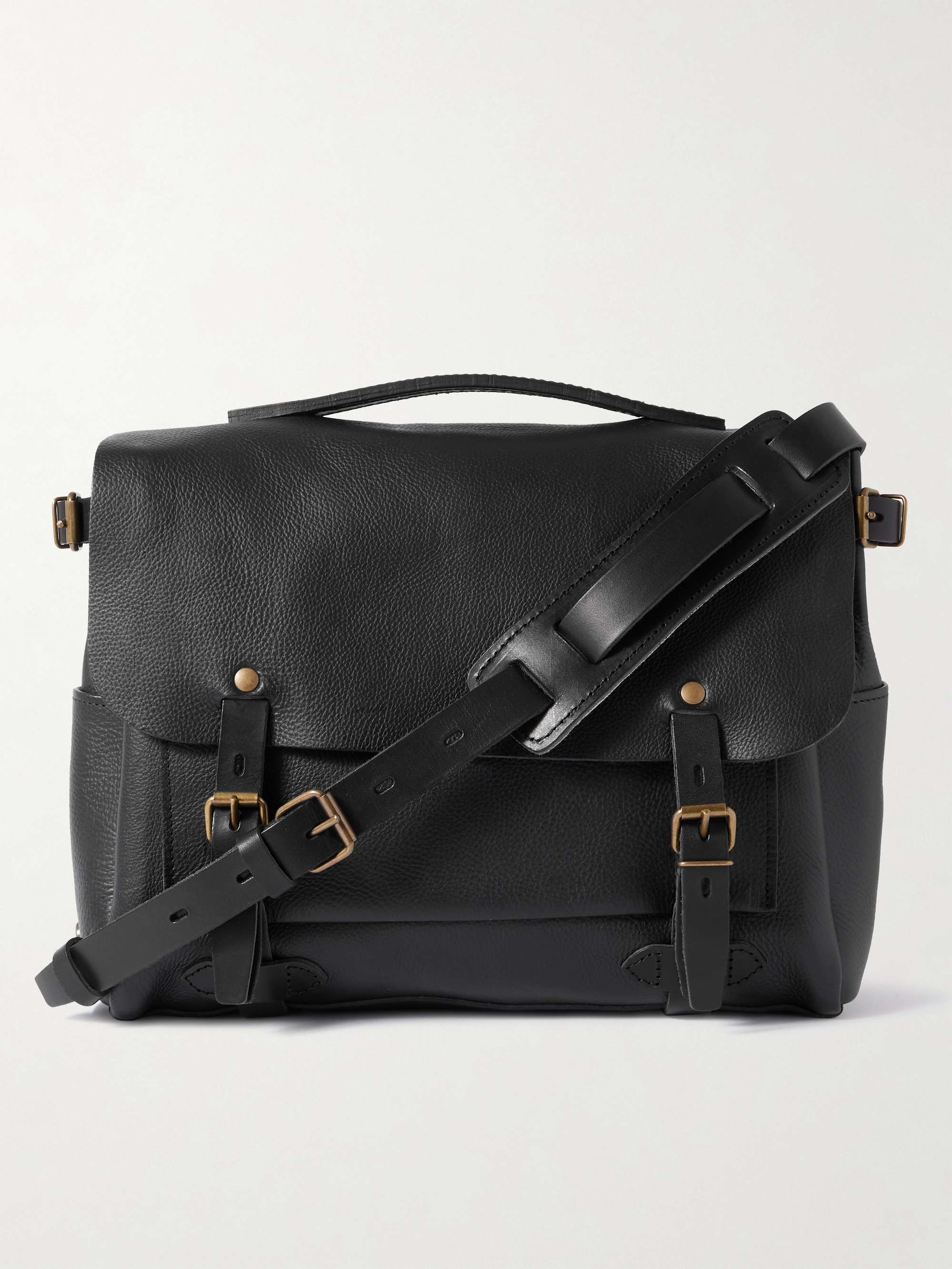 BLEU DE CHAUFFE Éclair Umhängetasche aus Leder