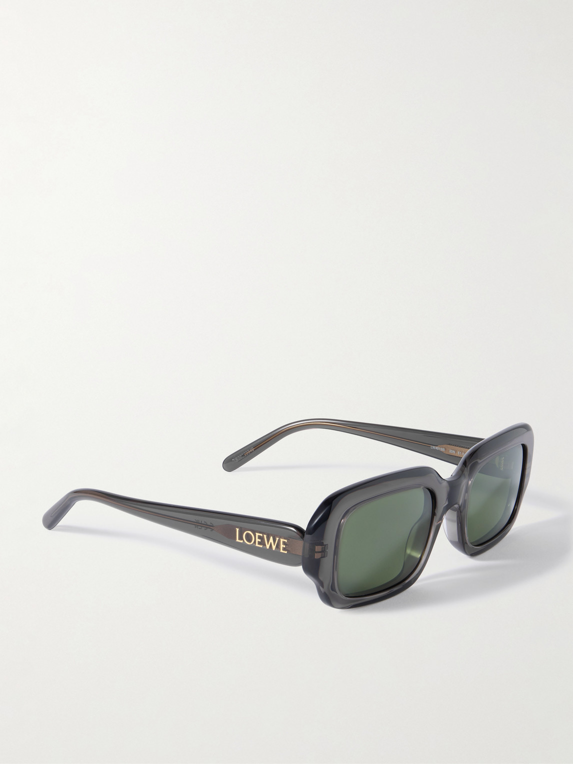 Loewe Rectangular-frame Acetate Sunglasses In Gray