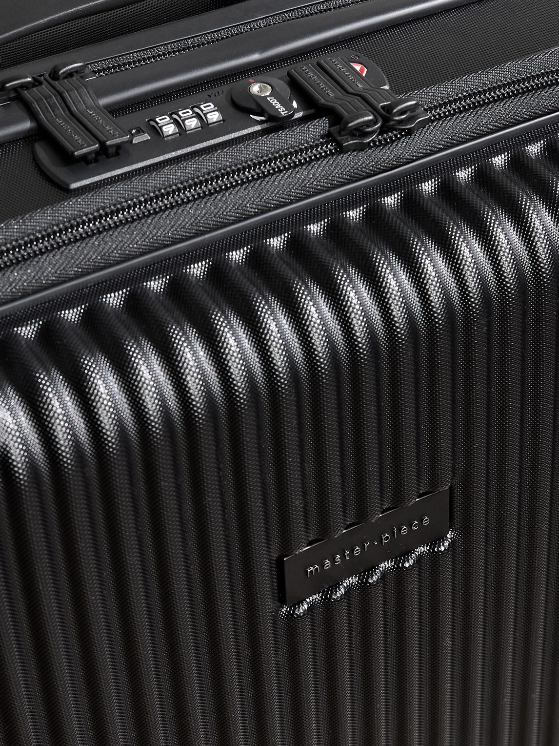Master-piece Polycarbonate Carry-on Suitcase In Black