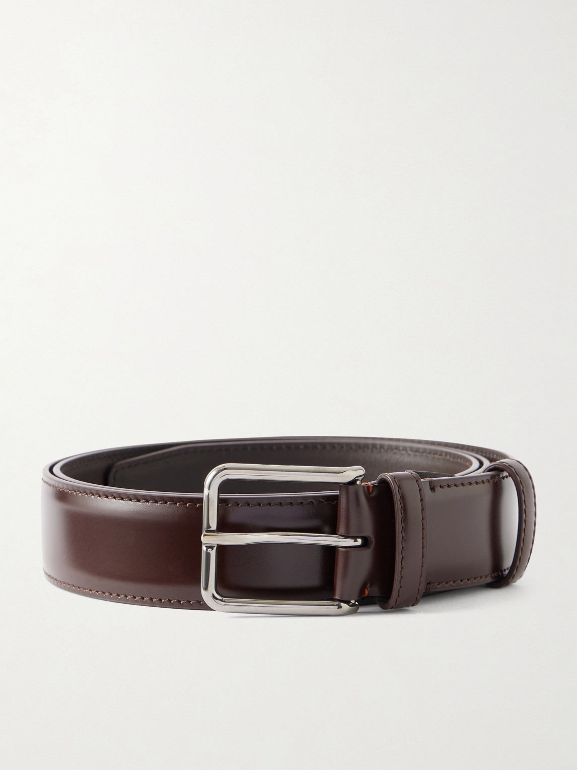 Loro Piana 3.2cm Monterey Leather Belt - Men