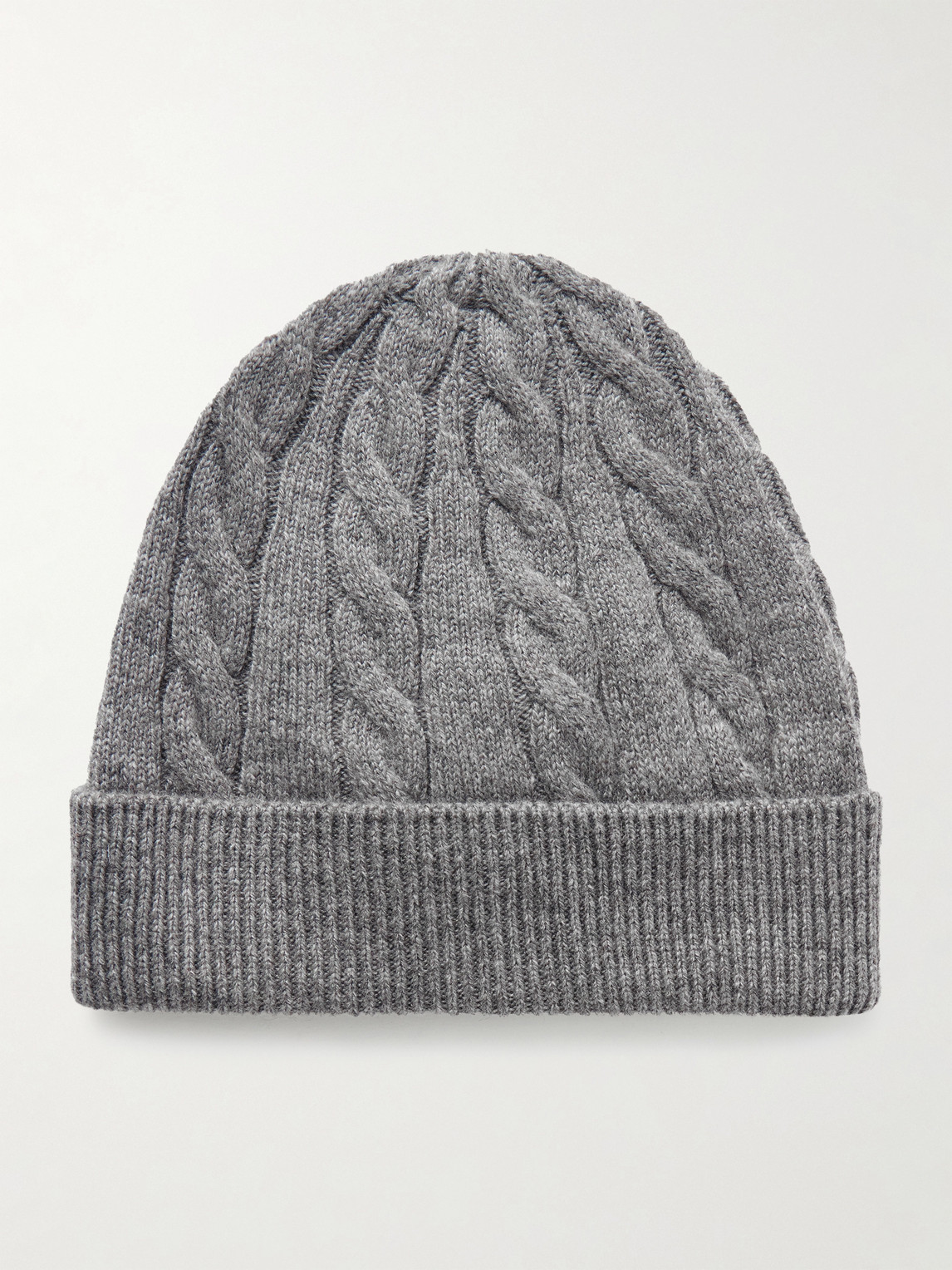 Loro Piana Cedar Cable-Knit Cashmere Beanie - Men
