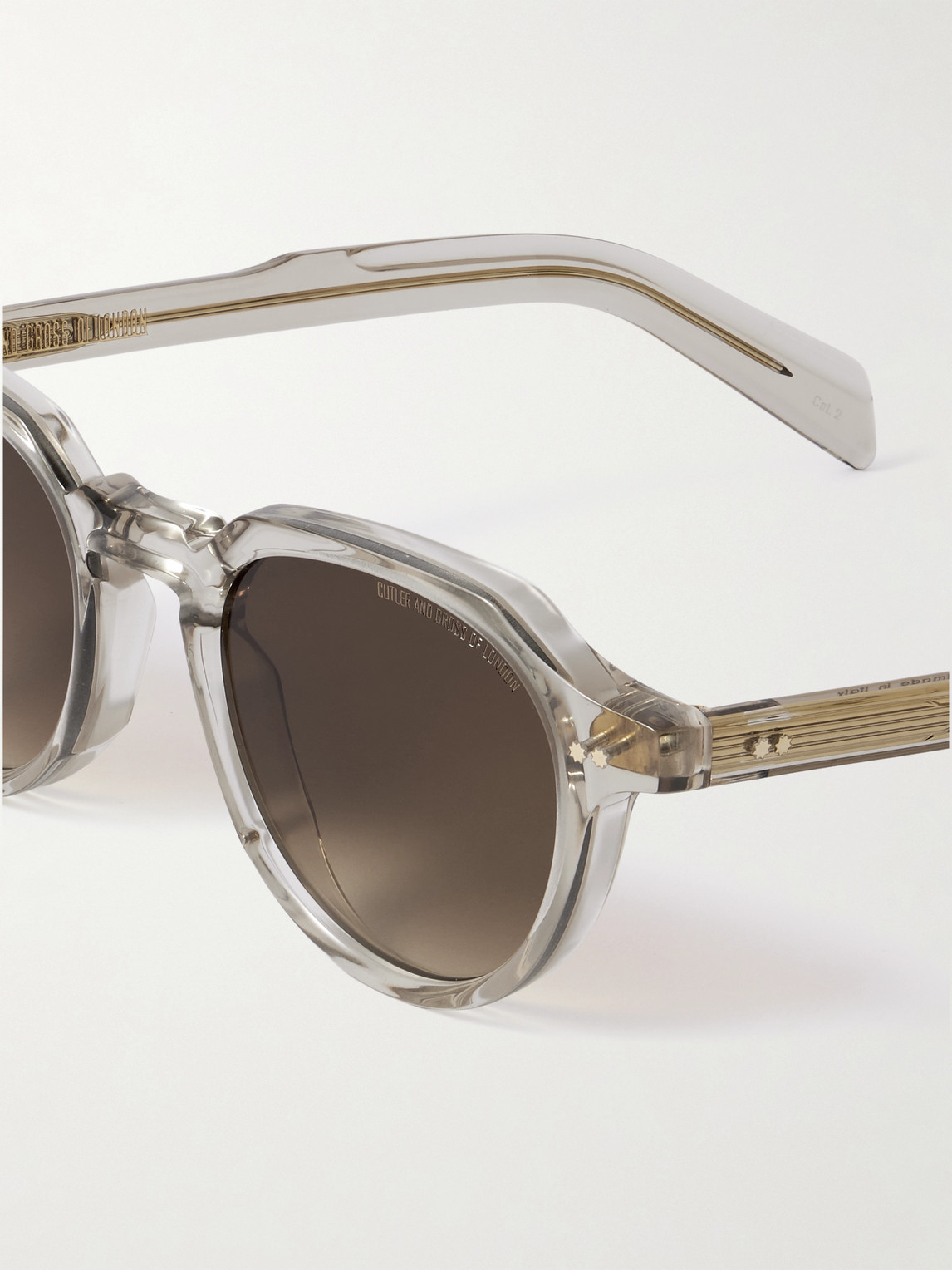 GR06 Round-Frame Acetate Sunglasses — 2