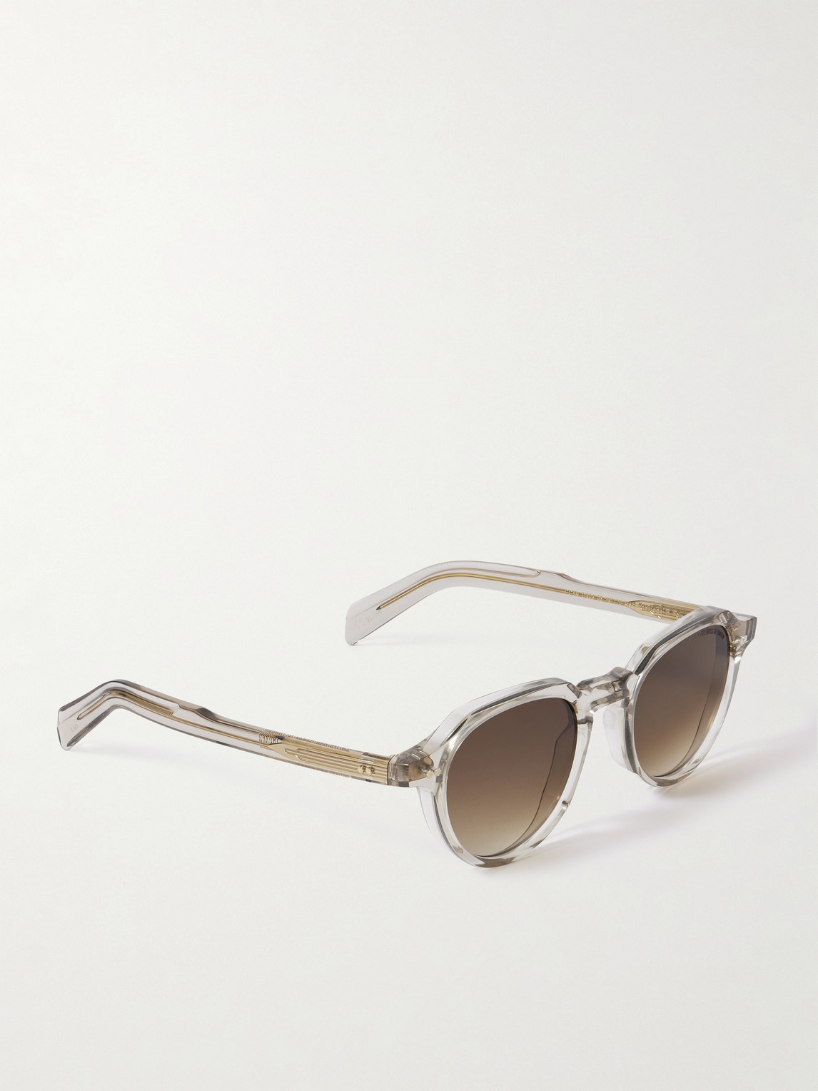  Cutler And Gross - Gr06 Round-frame Acetate Sunglasses - Men - Neutrals 