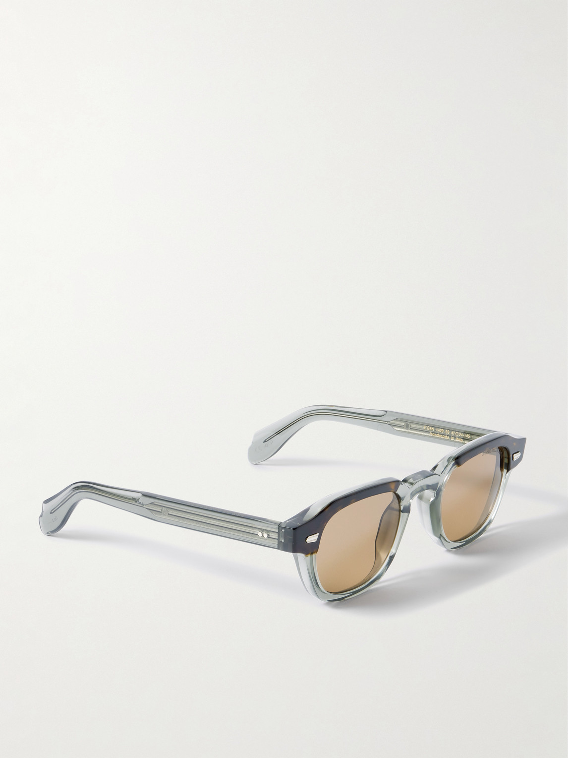  Cutler And Gross - 1420 Rectangle-frame Tortoiseshell Acetate Sunglasses - Men - Tortoiseshell 