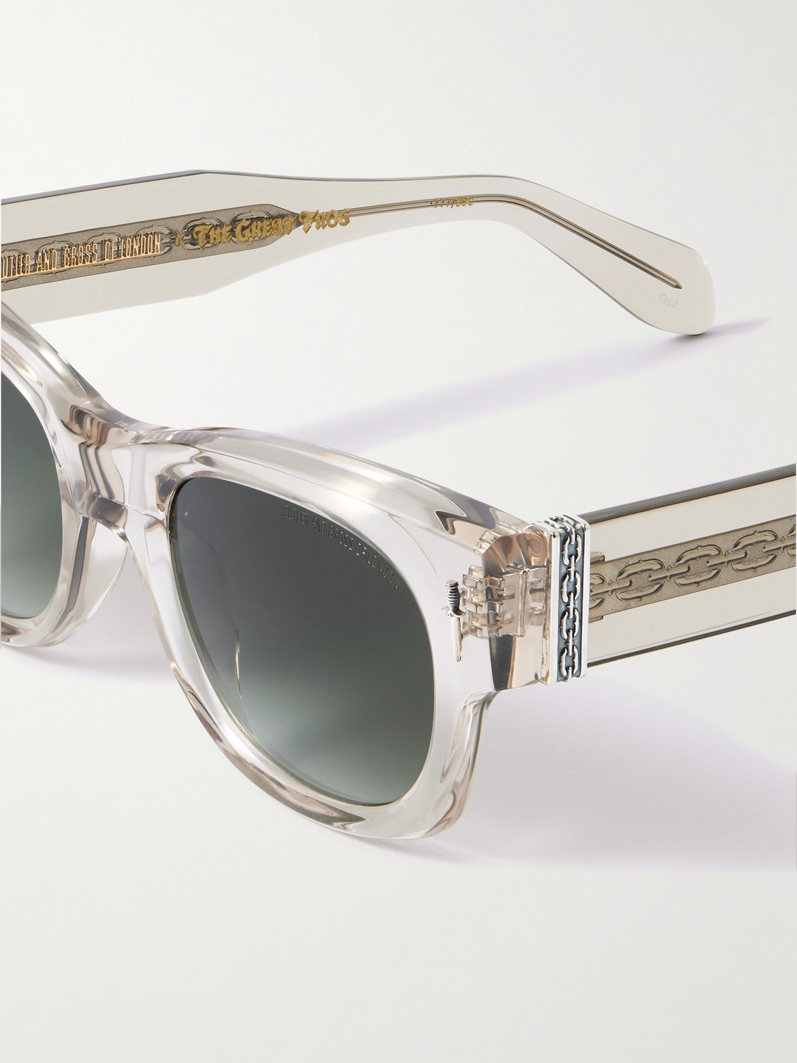 Cutler And Gross The Great Frog Halen D-frame Acetate Sunglasses In Neutral