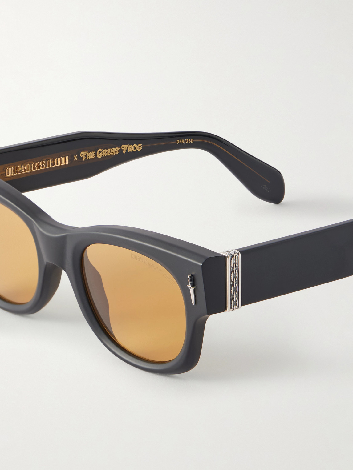  Cutler And Gross - The Great Frog Halen Rectangular-frame Acetate Sunglasses - Men - Black 
