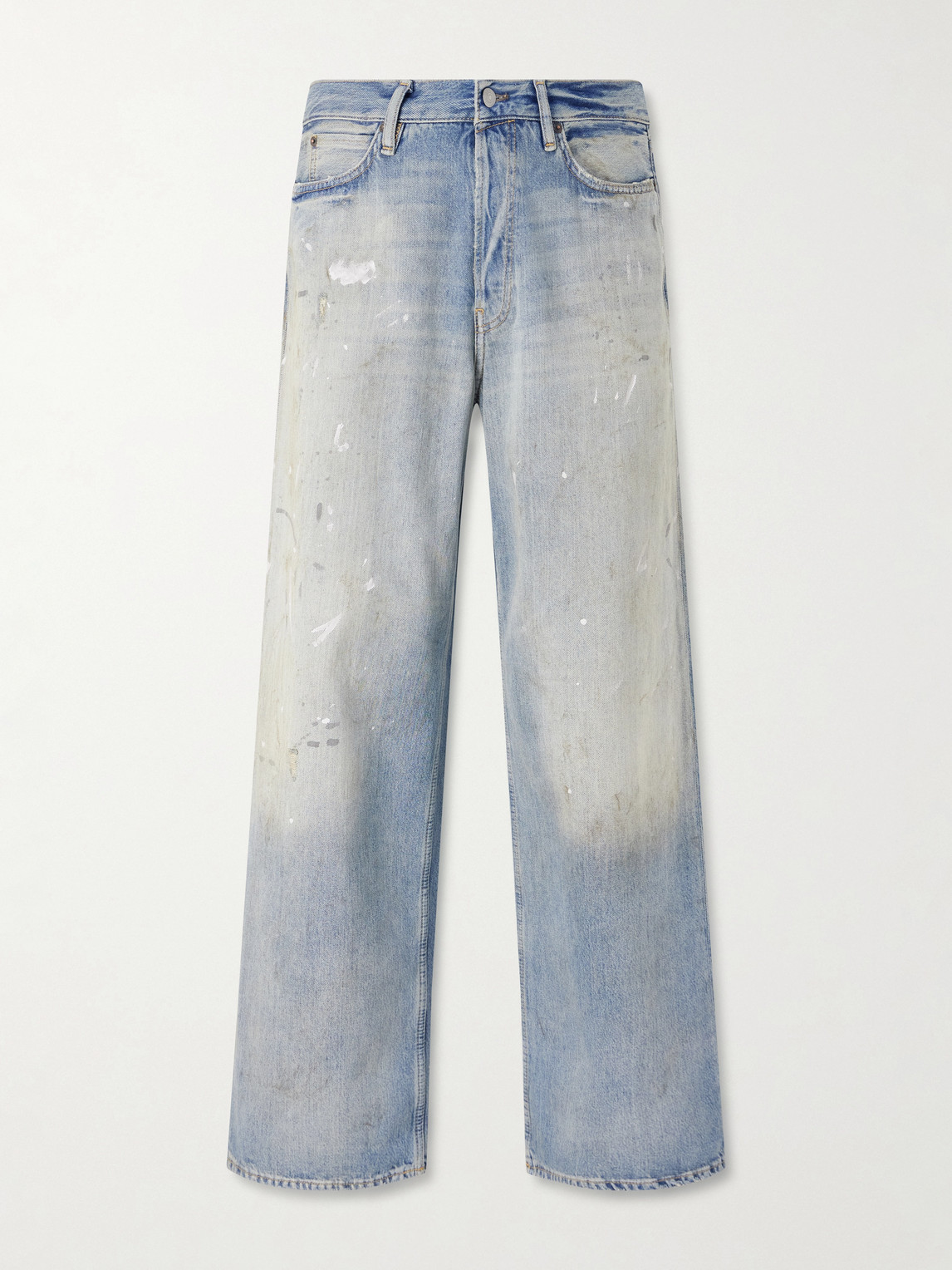 Acne Studios Straight-Leg Distressed Jeans - Men