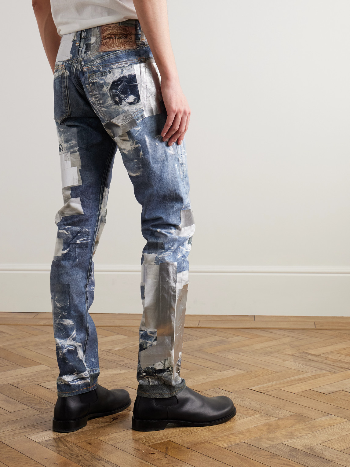 Acne Studios Multi-pocket Casual Pants In Blue