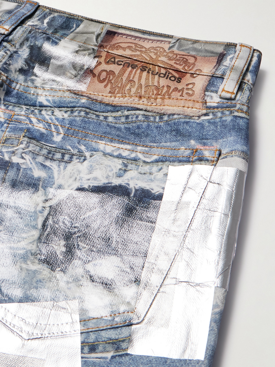 Acne Studios Multi-pocket Casual Pants In Blue