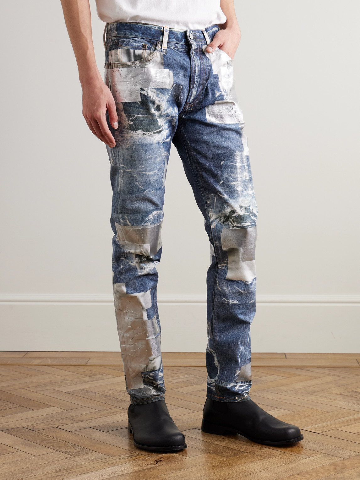 Acne Studios Multi-pocket Casual Pants In Blue