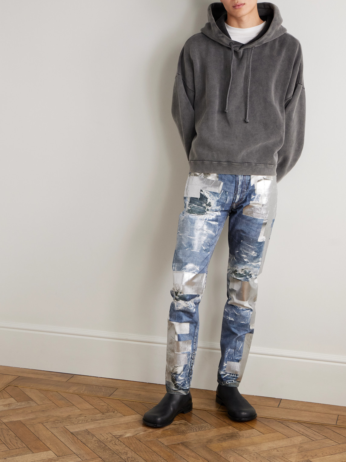 Acne Studios Multi-pocket Casual Pants In Blue