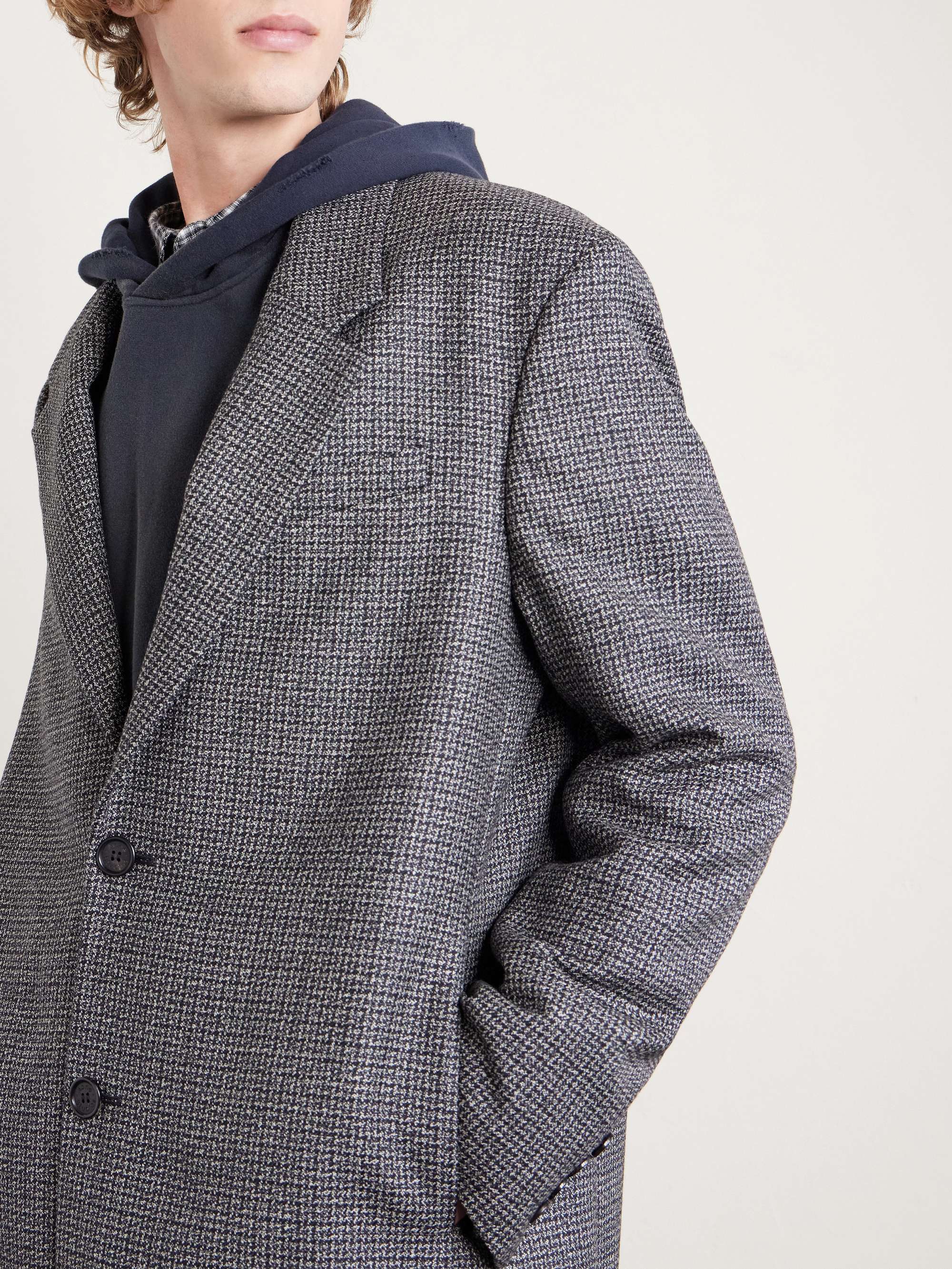 ACNE STUDIOS Otam Houndstooth Wool Coat for Men | MR PORTER