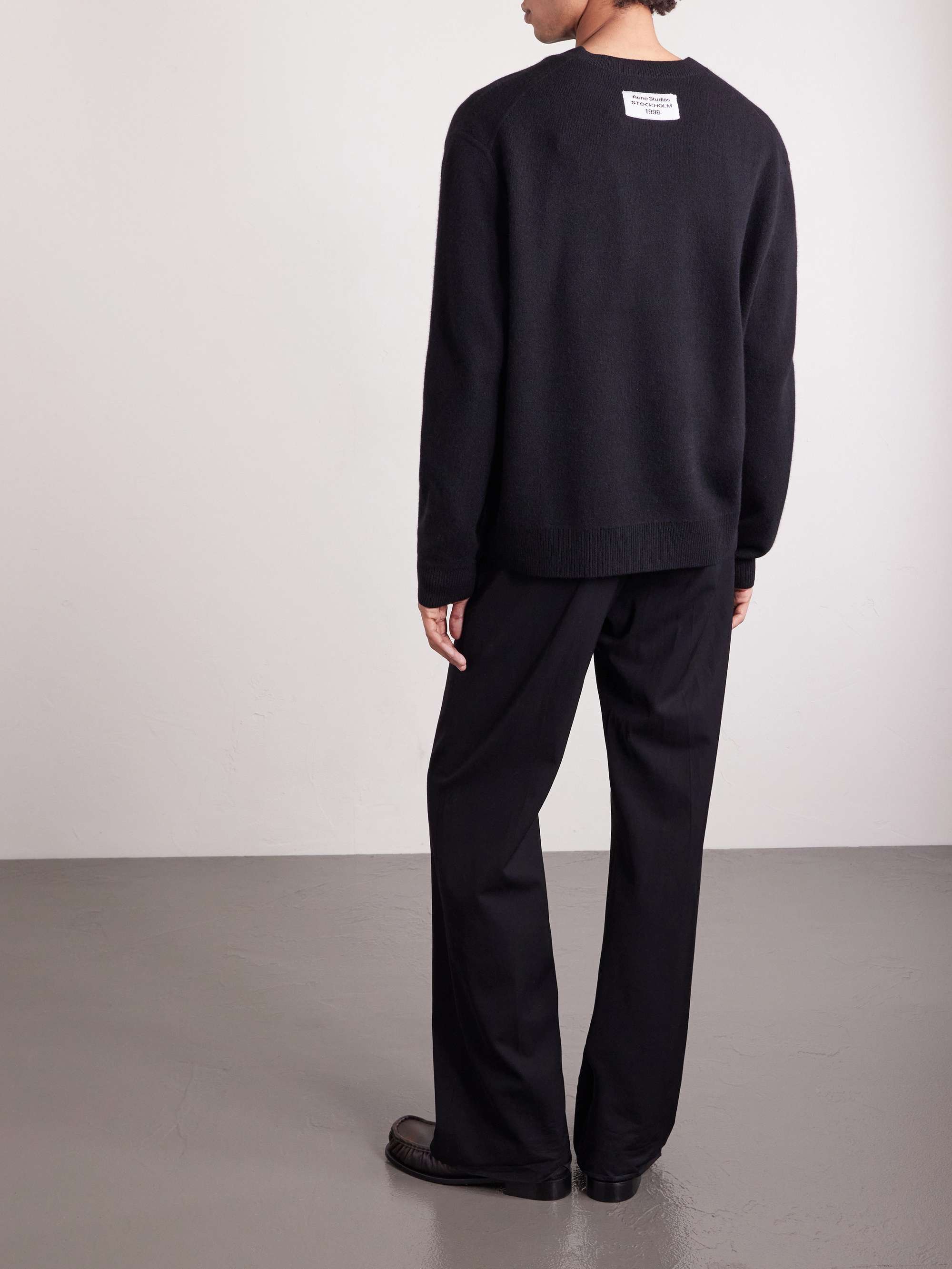 ACNE STUDIOS Klimi Oversized Cashmere-Blend Sweater for Men | MR