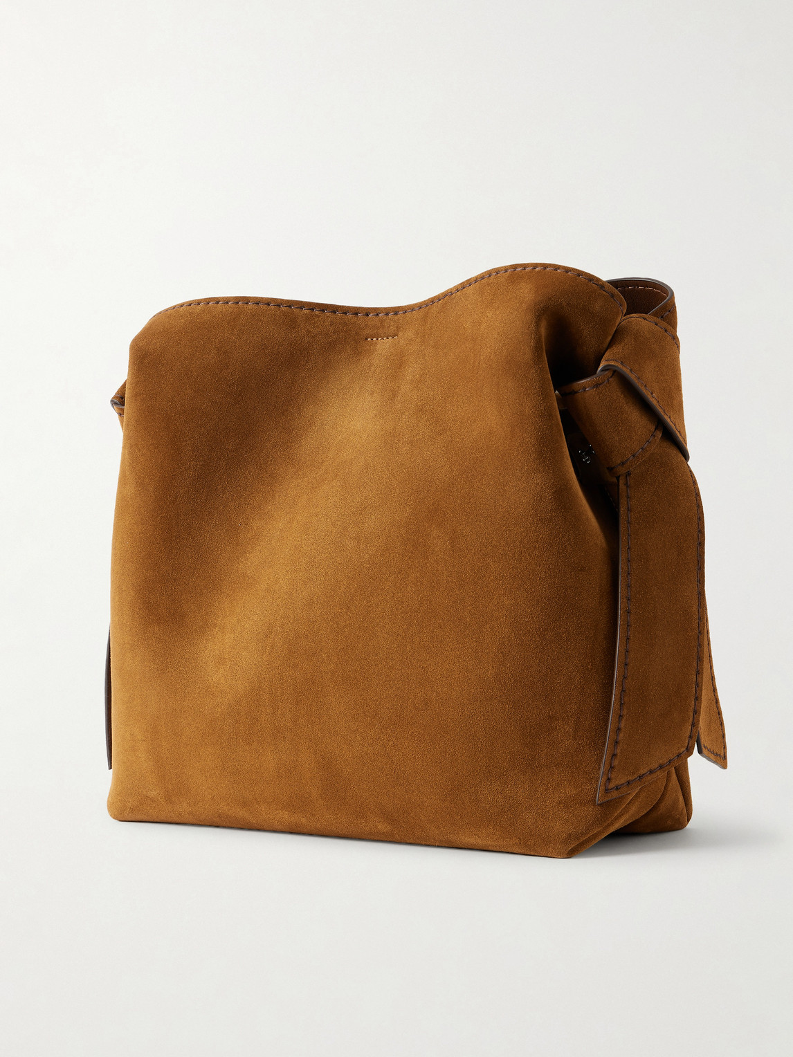  Acne Studios - Musubi Suede Shoulder Bag - Men - Brown 