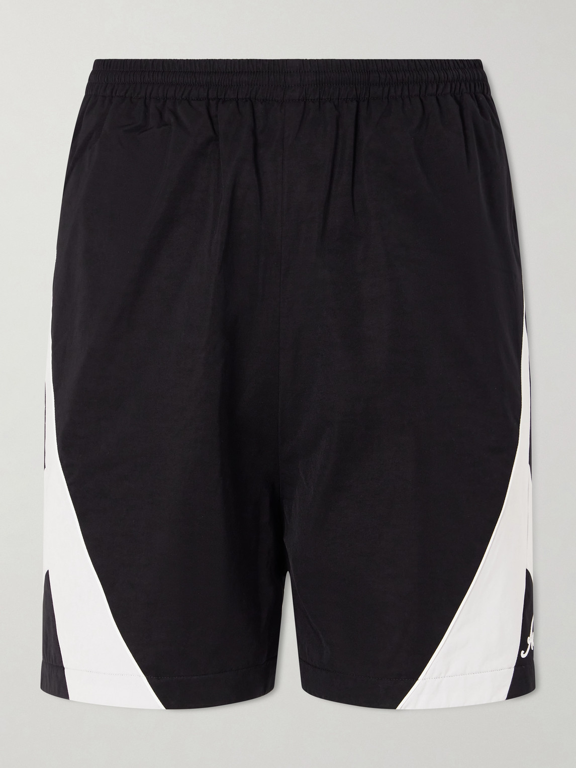Acne Studios Rofit Logo-embroidered Shell Shorts In Black