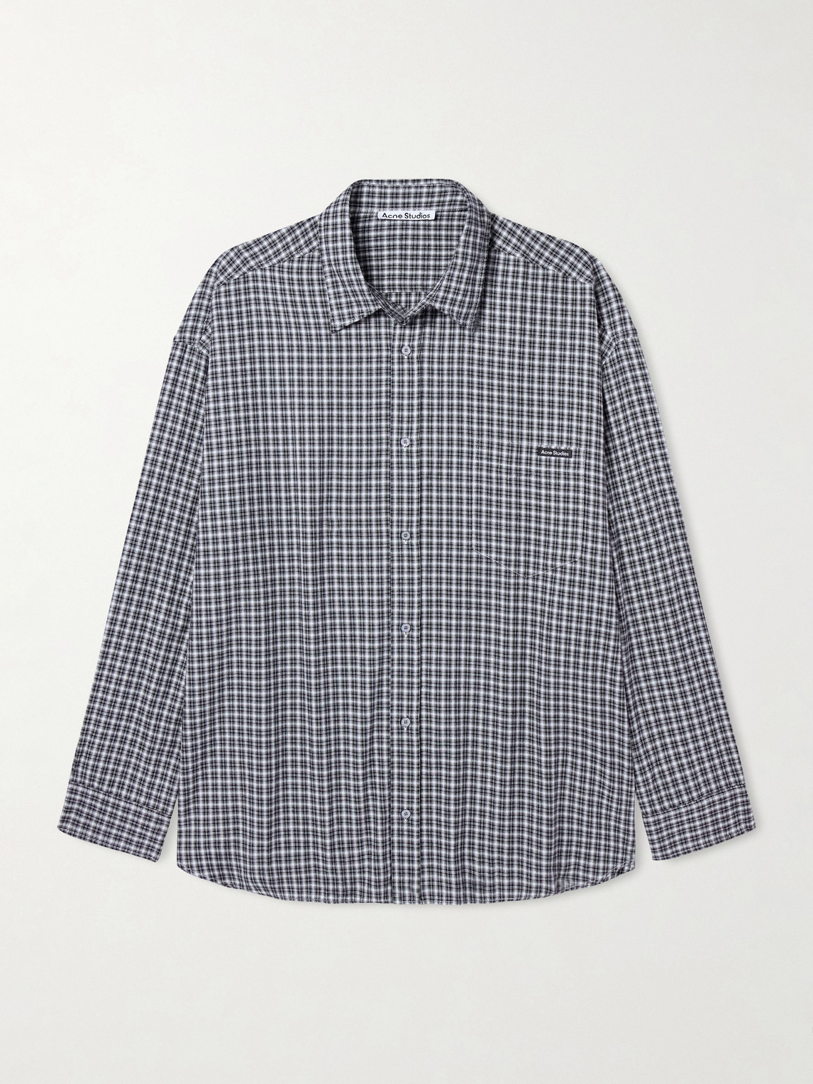 Acne Studios Checked Organic Cotton-Flannel Shirt - Men