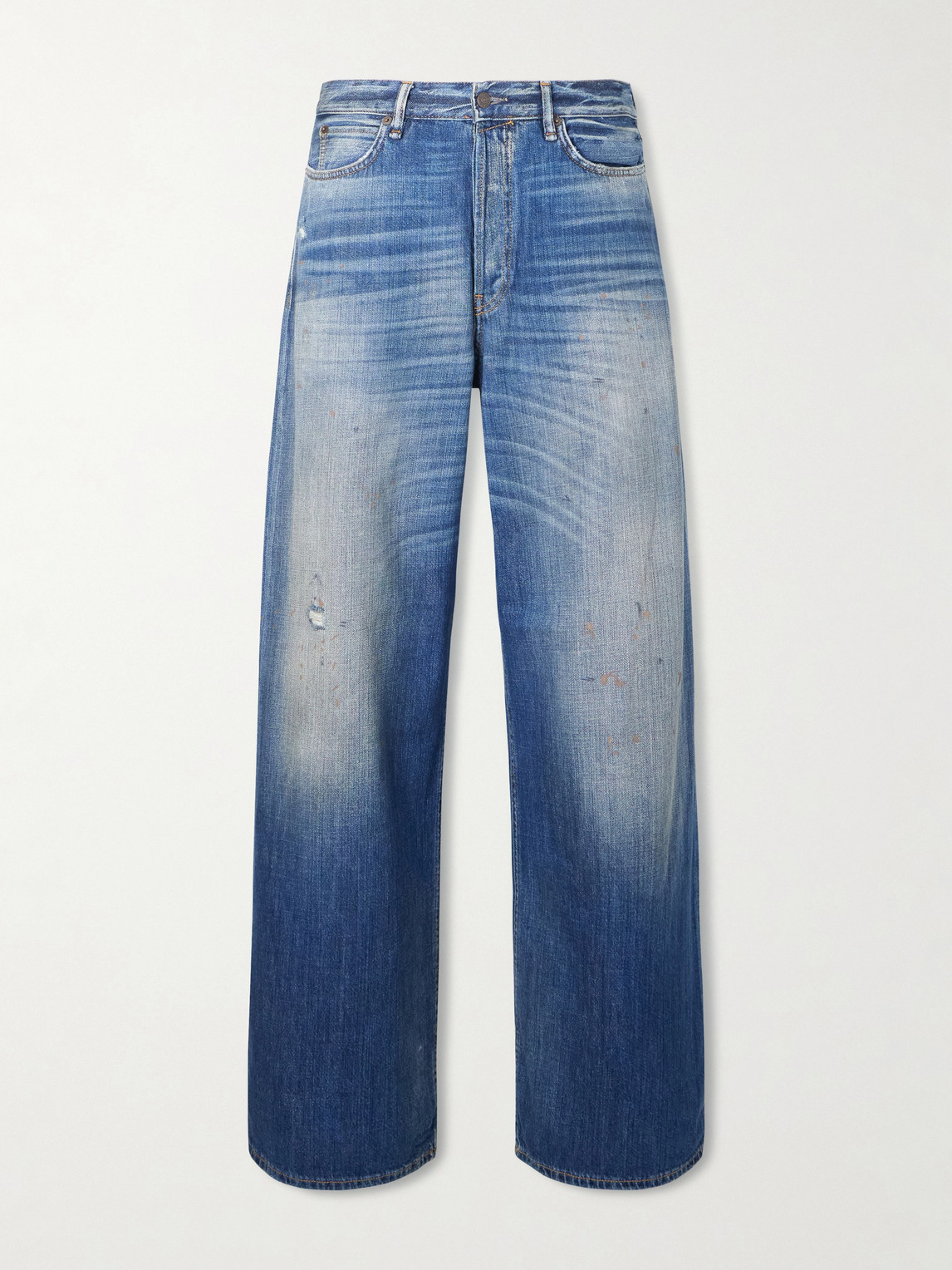 Acne Studios Straight-Leg Distressed Jeans - Men