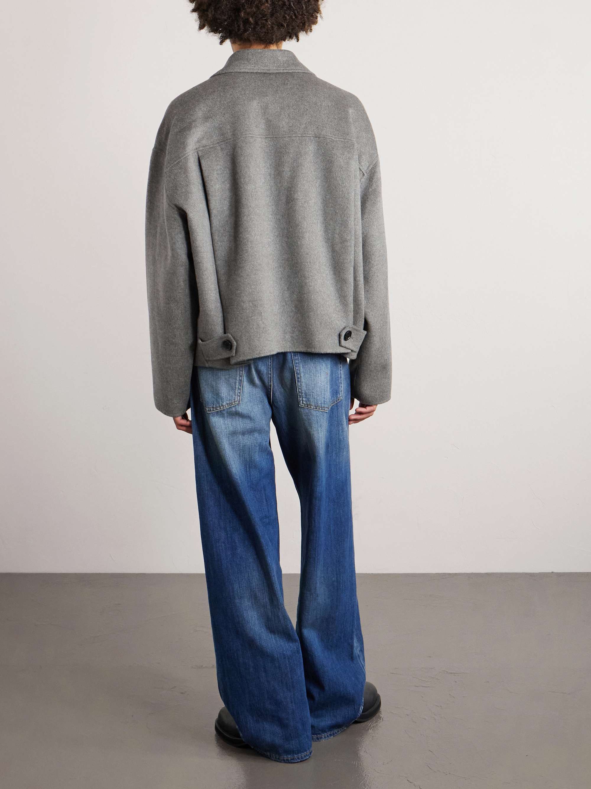 ACNE STUDIOS Doveo Double-Faced Wool and Cashmere-Blend Felt