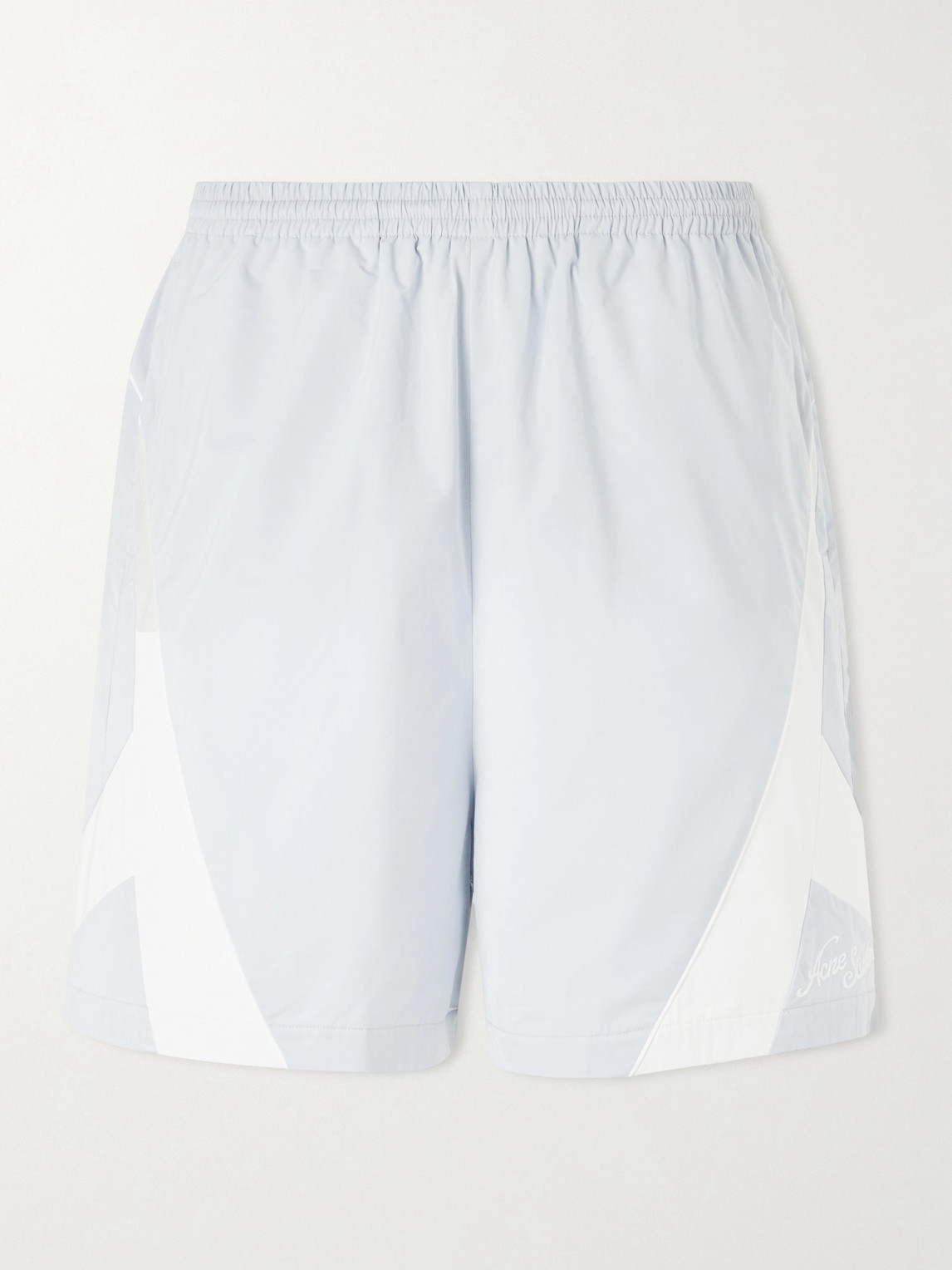 Acne Studios Rofit Logo-embroidered Shell Shorts In Multi