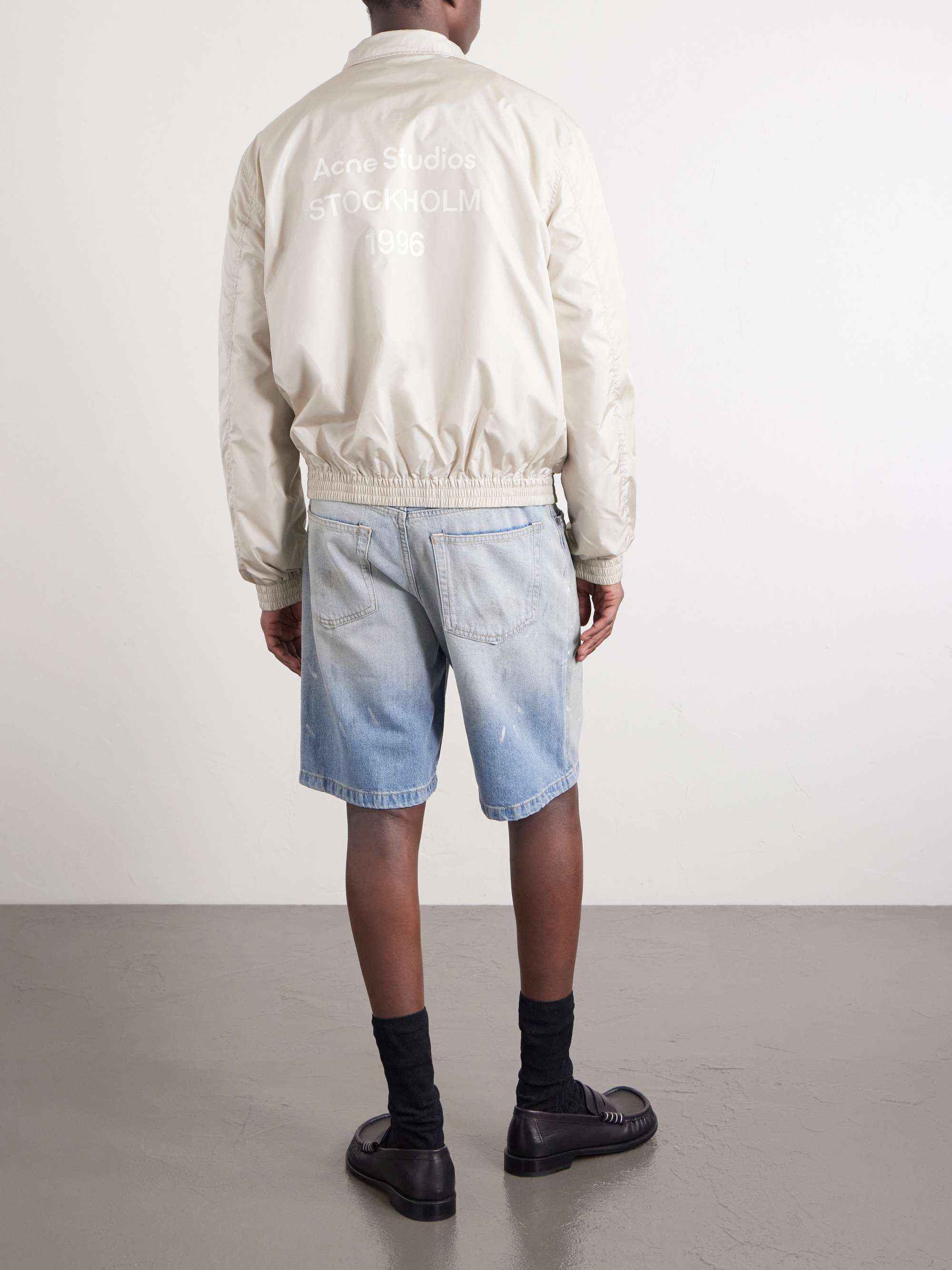 ACNE STUDIOS Okot Logo-Print Nylon-Taffeta Jacket for Men | MR PORTER