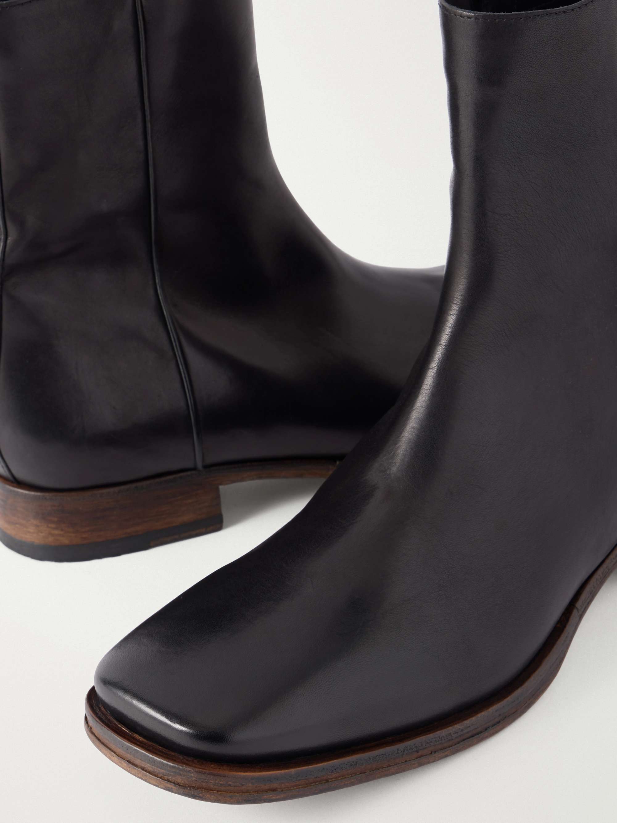 Acne Studios Bebe Leather Ankle Boots Suede Ankle Boots Acne Studios Chelsea Buy Acne Studios Bebe  main image 2