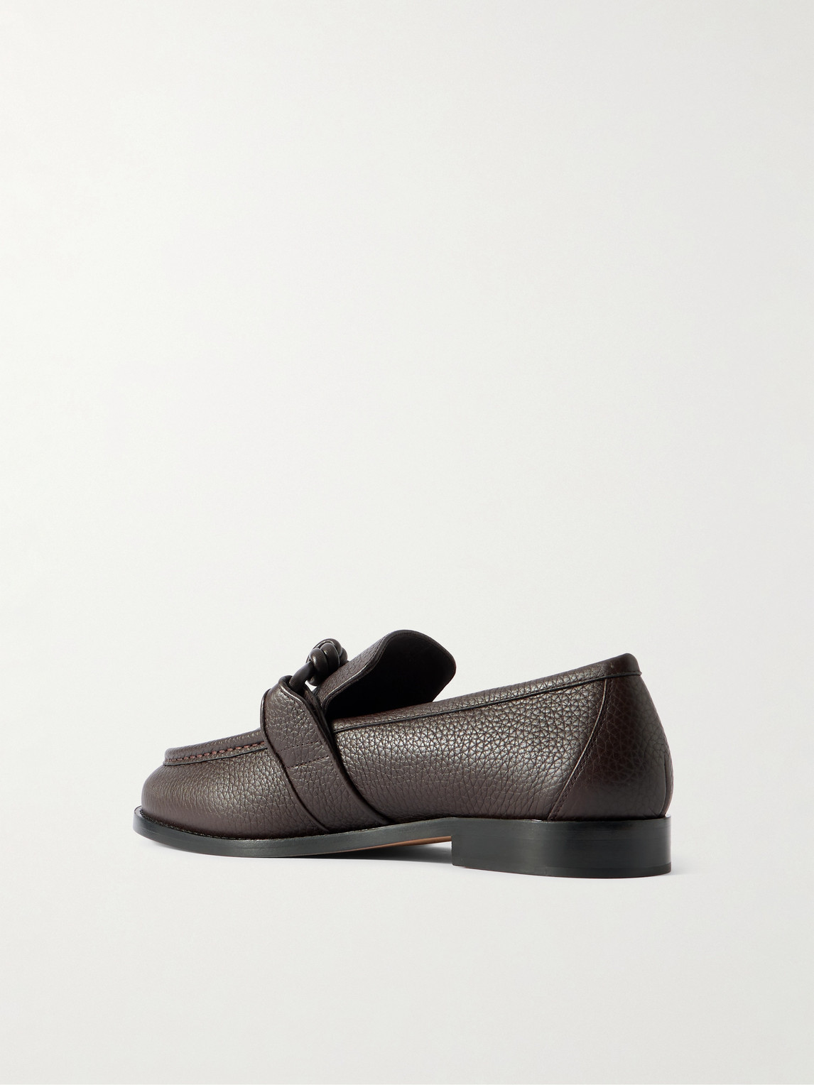 Astaire Knot-Detailed Full-Grain Loafers