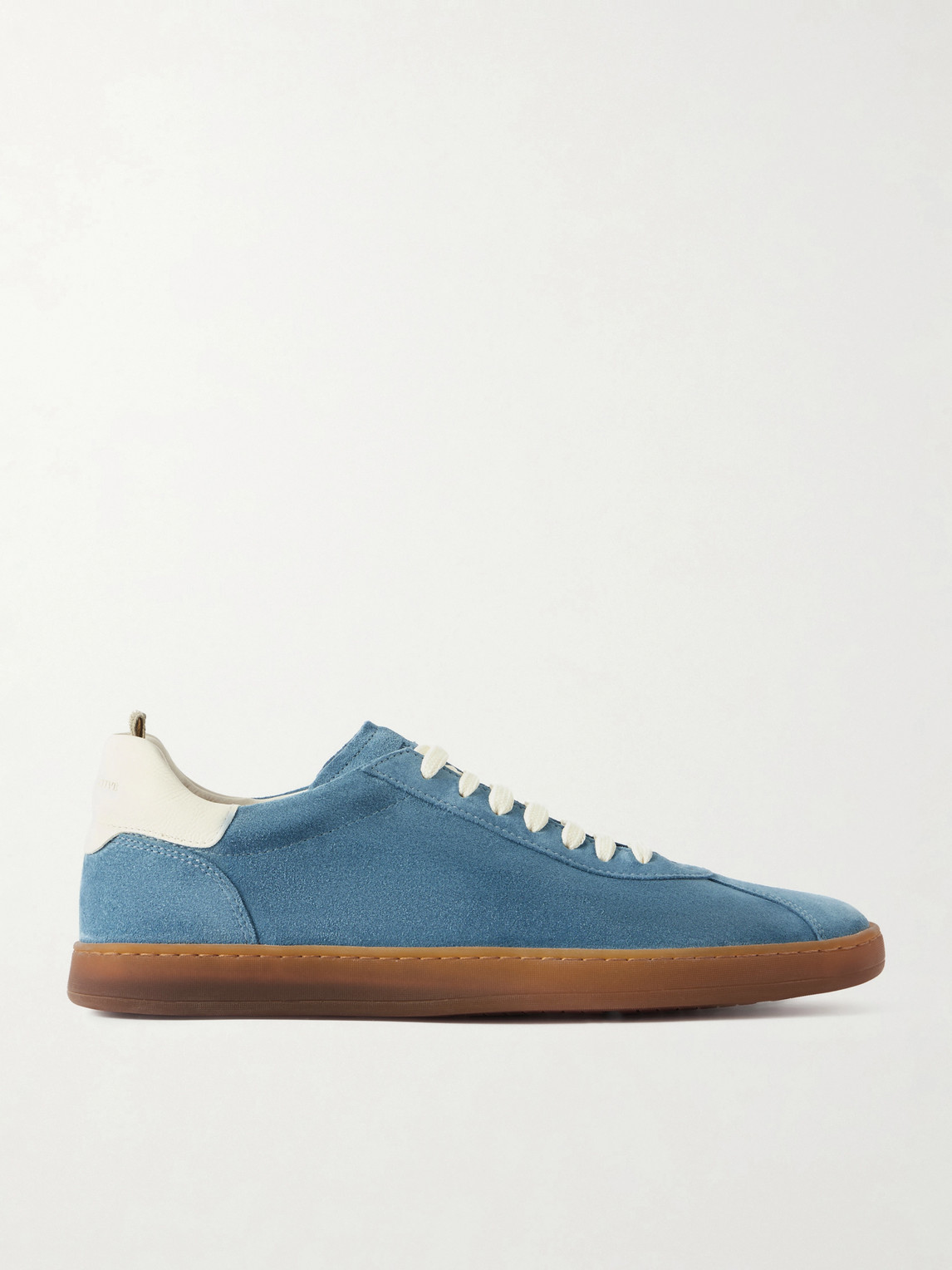 Officine Creative – Halo 001 Leather-Trimmed Suede Sneakers