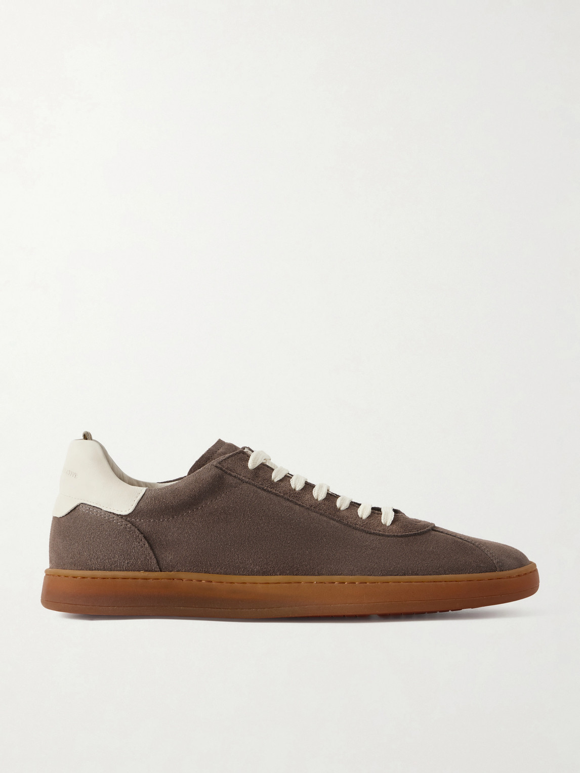 Officine Creative – Halo 001 Leather-Trimmed Suede Sneakers