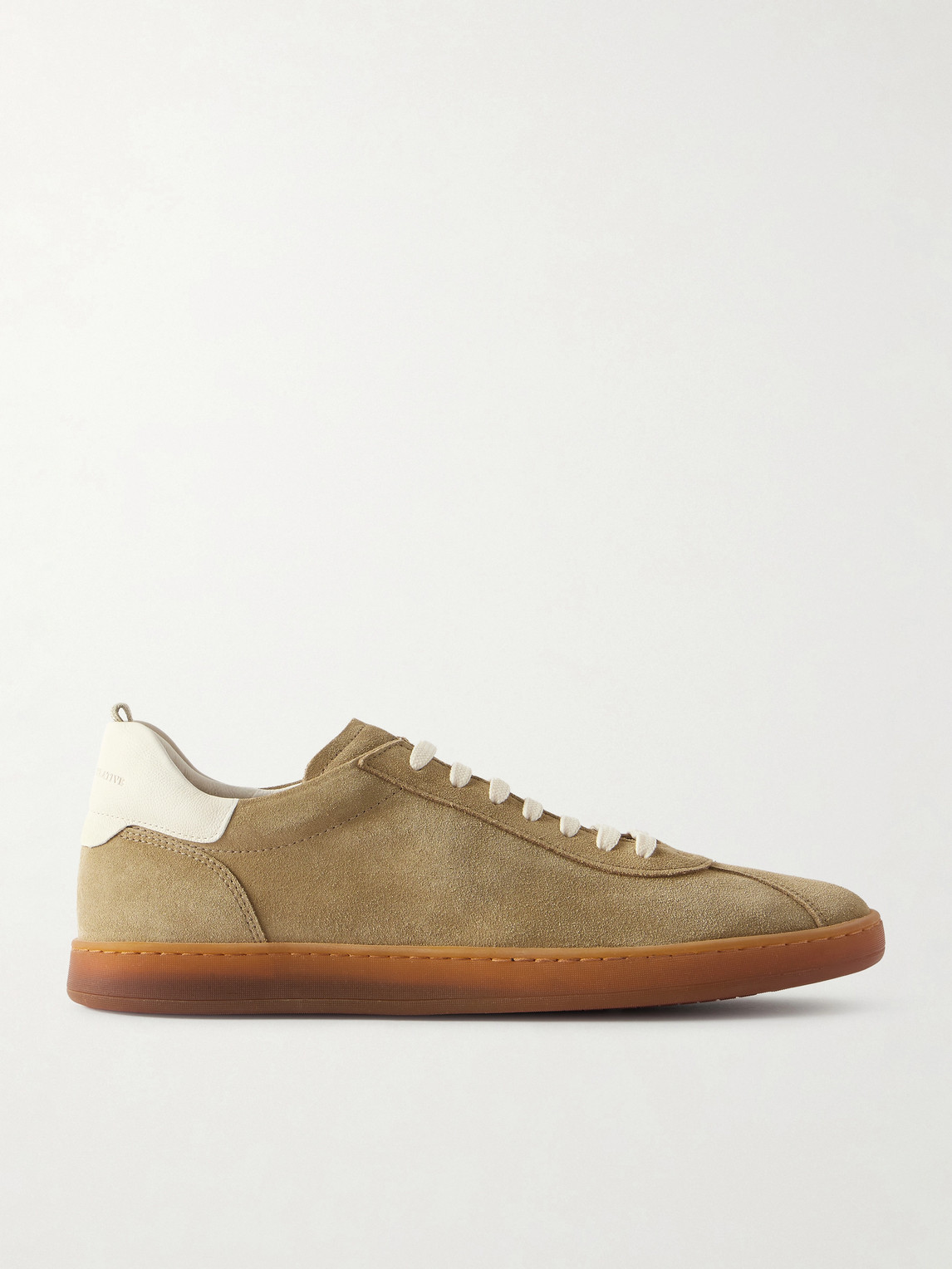 Officine Creative – Halo 001 Leather-Trimmed Suede Sneakers