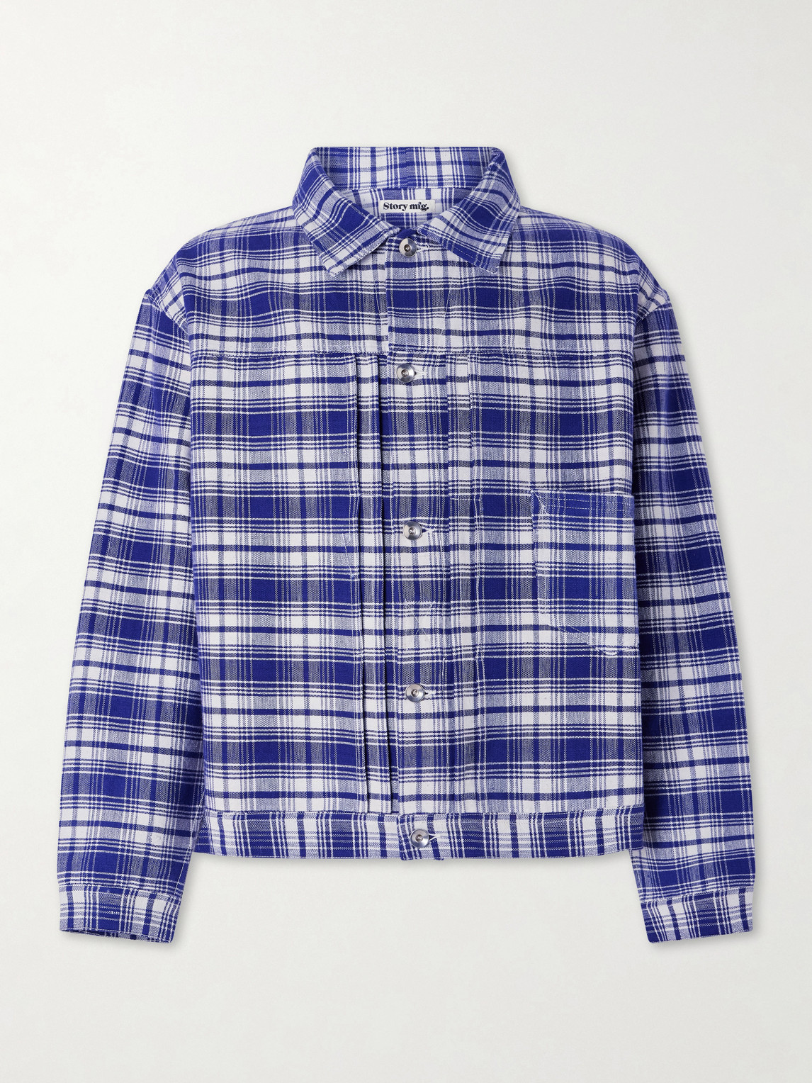 Story Mfg. Friday Checked Cotton Jacketen