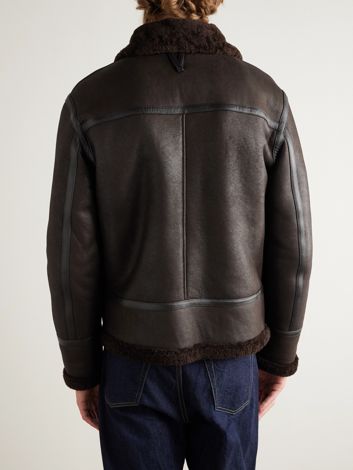  Valstar - Coburn Shearling Jacket - Men - Brown - It 48 