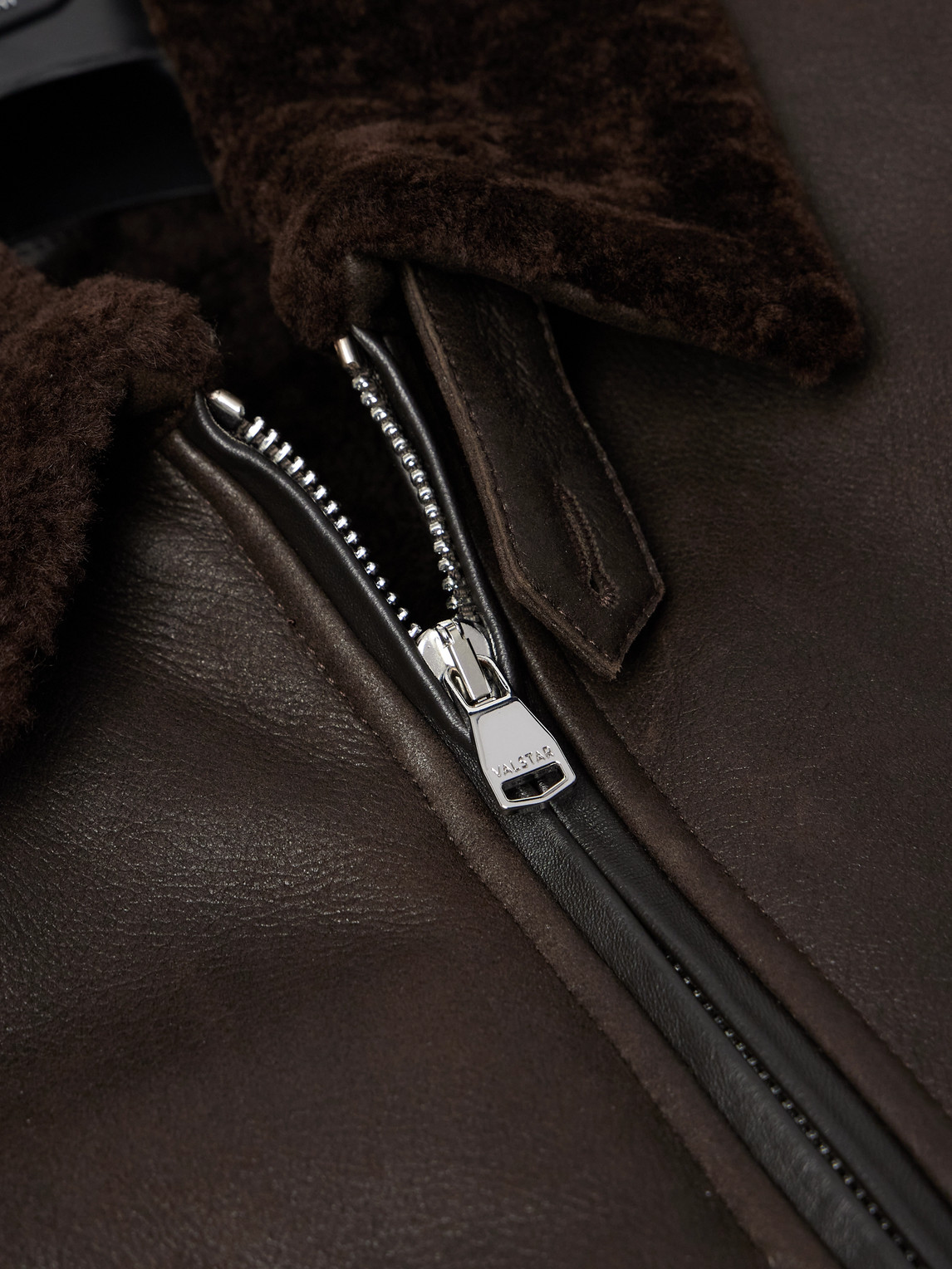  Valstar - Coburn Shearling Jacket - Men - Brown - It 48 