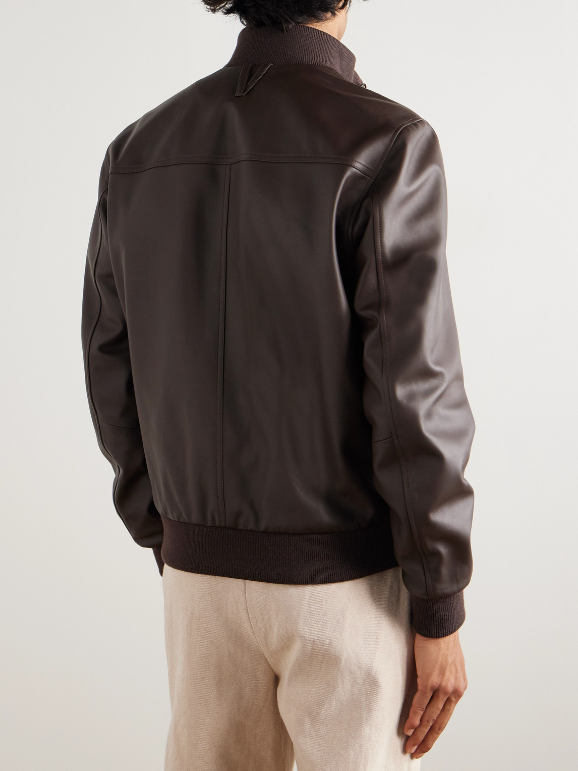 Valstar Ino Leather Jacket In Brown