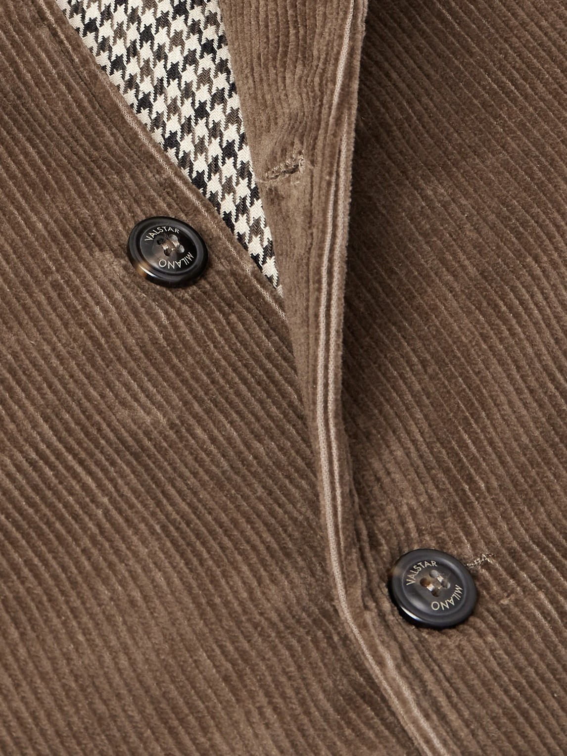 Valstar Ino Cotton-blend Corduroy Padded Jacket In Brown