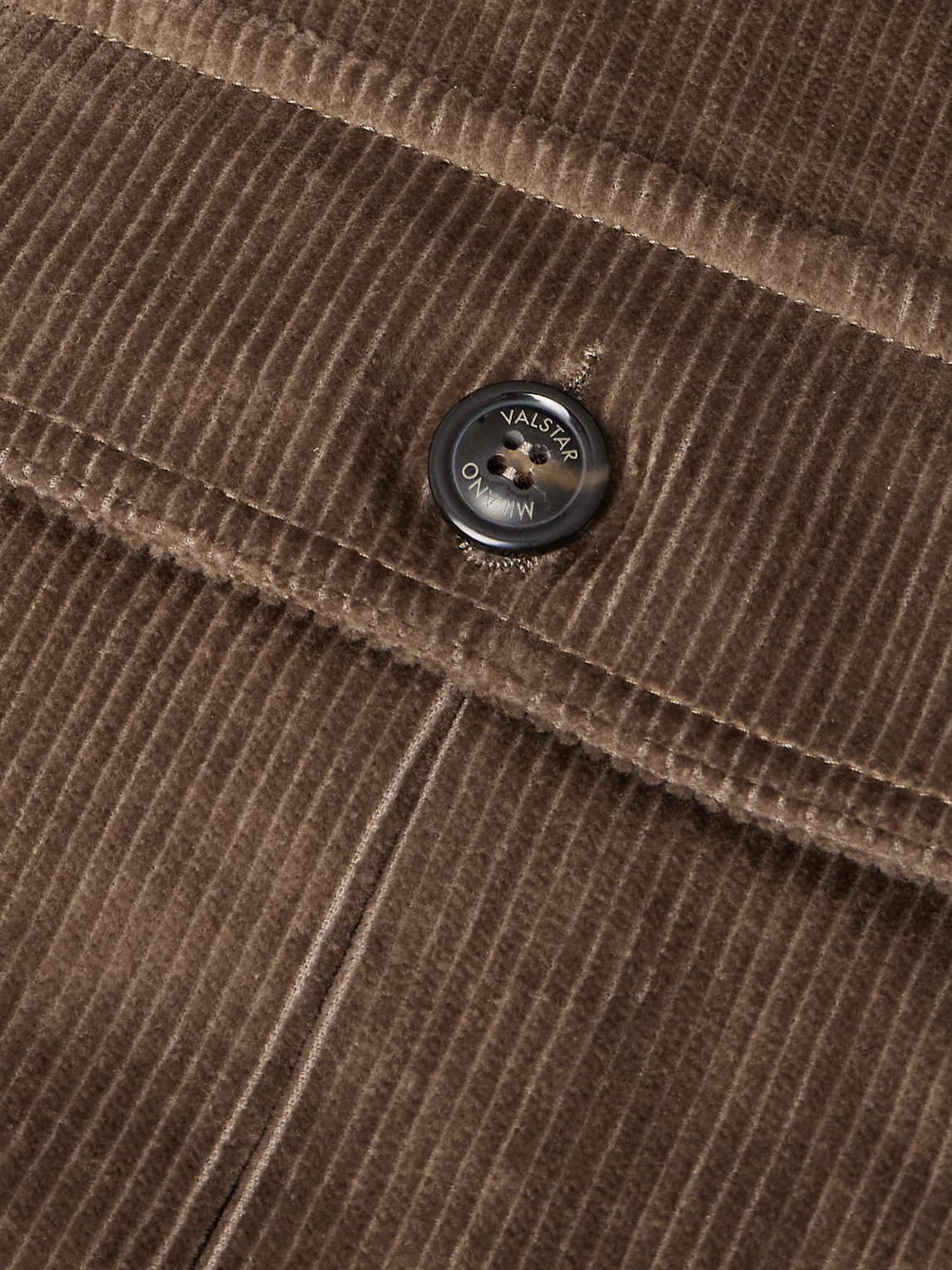 Valstar Ino Cotton-blend Corduroy Padded Jacket In Brown