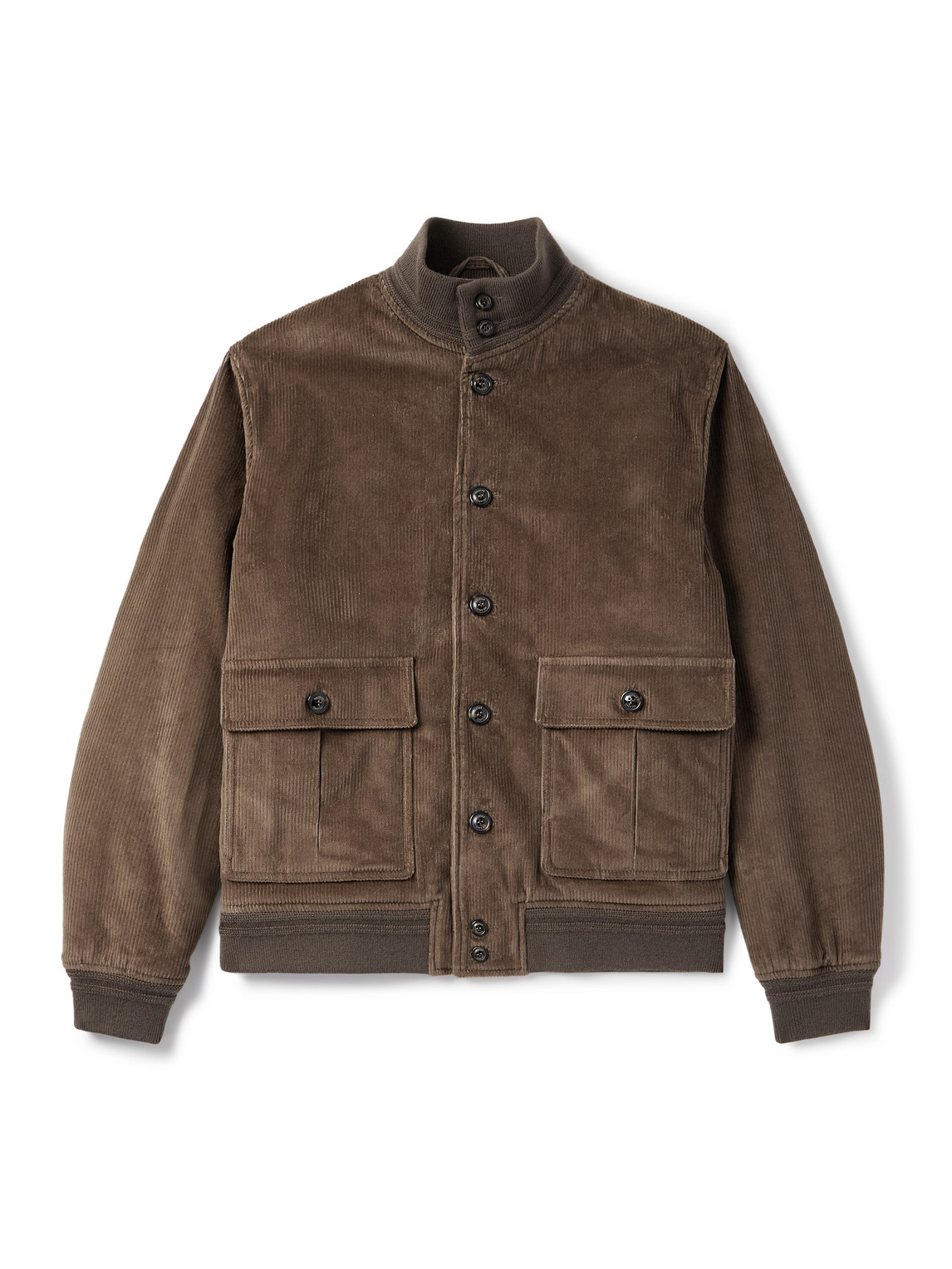 Valstar Ino Cotton-blend Corduroy Padded Jacket In Brown