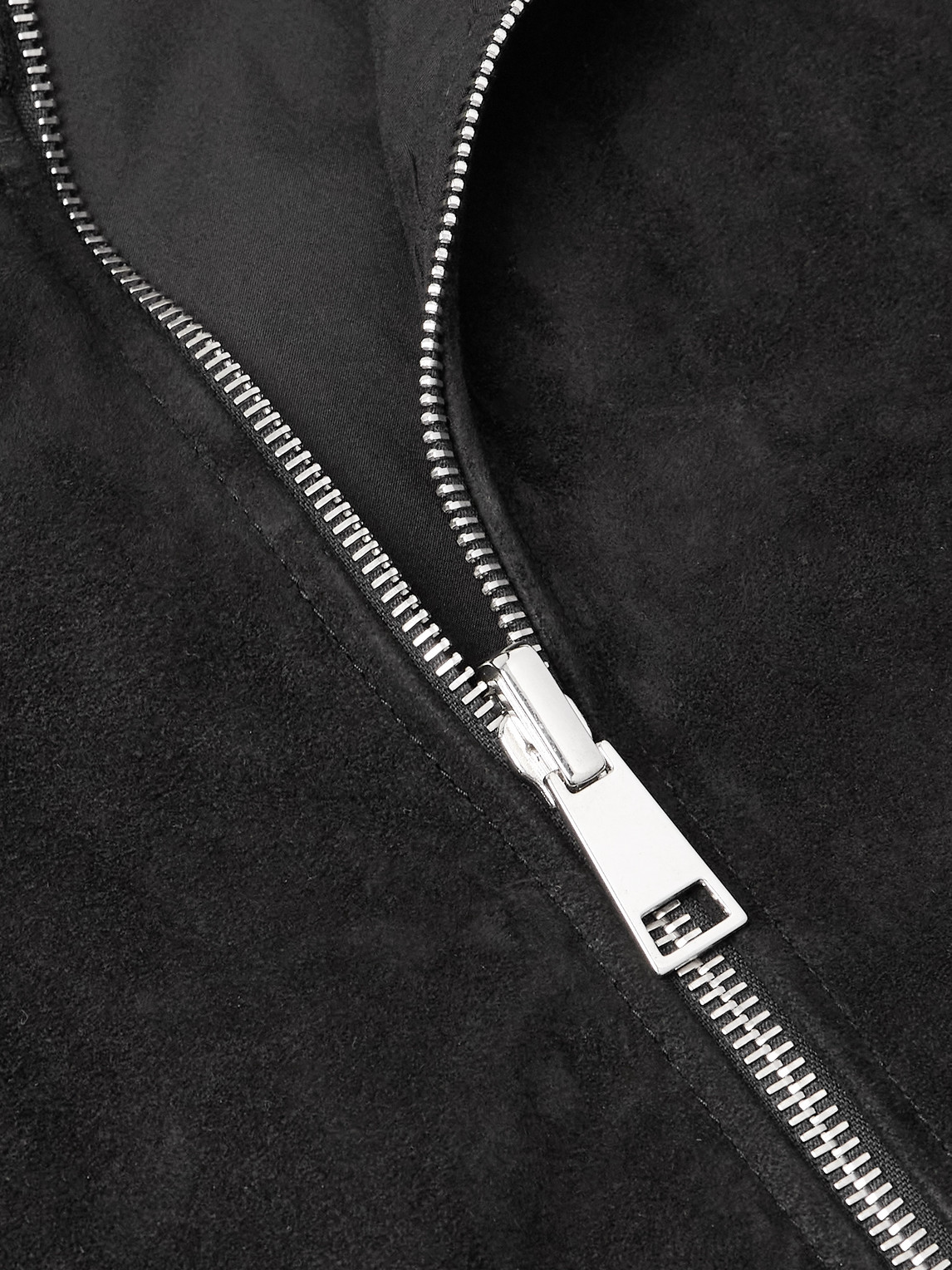 Valstar Ino Reversible Suede And Shell Jacket In Black