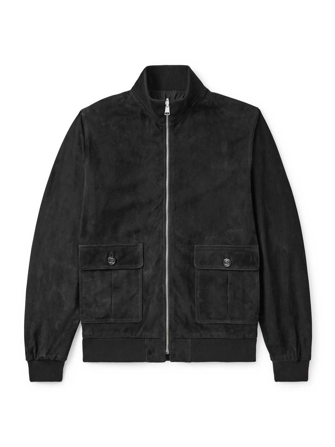Valstar Ino Reversible Suede And Shell Jacket In Black