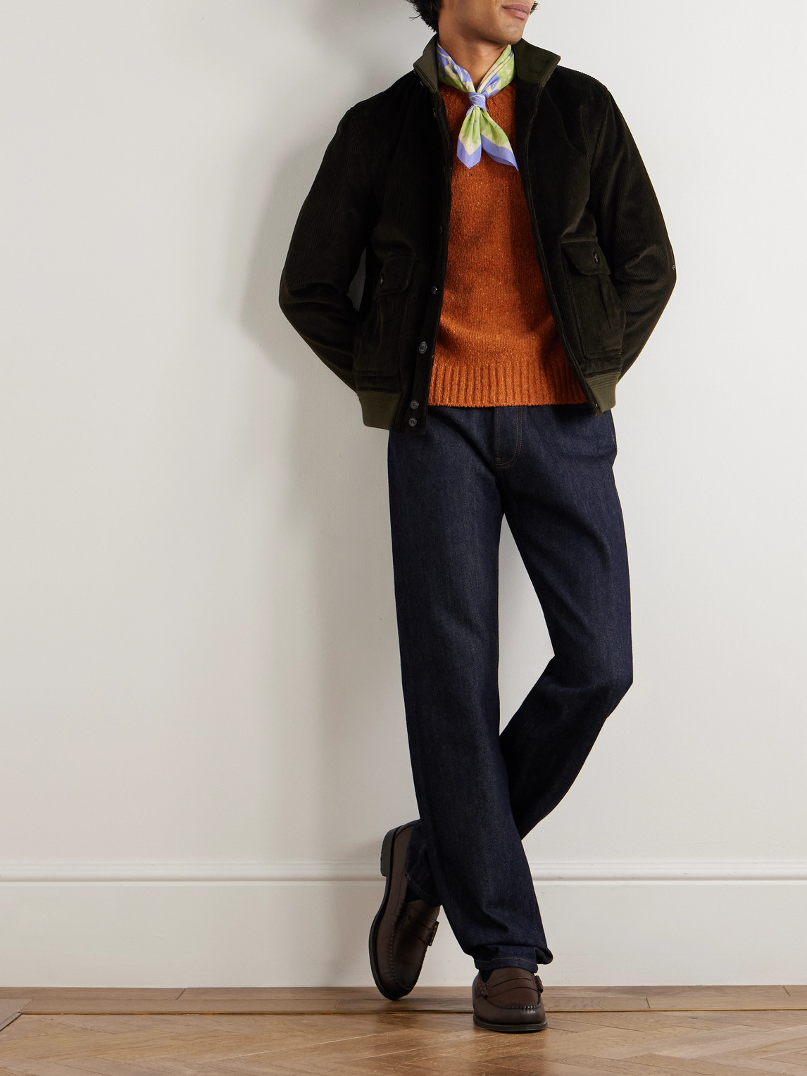 Valstar Ino Cotton-blend Corduroy Padded Jacket In Burgundy