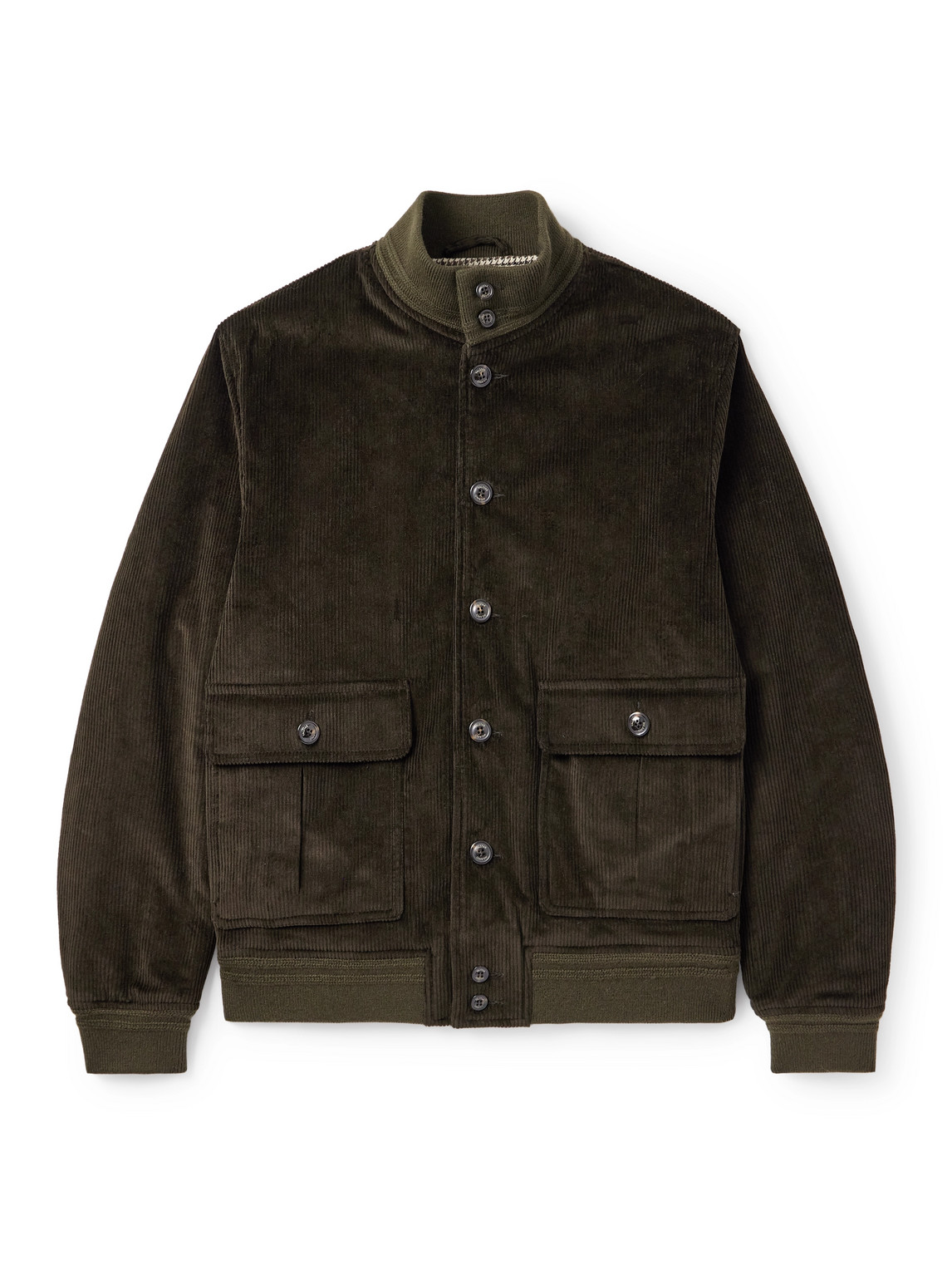 Valstar Ino Cotton-blend Corduroy Padded Jacket In Burgundy