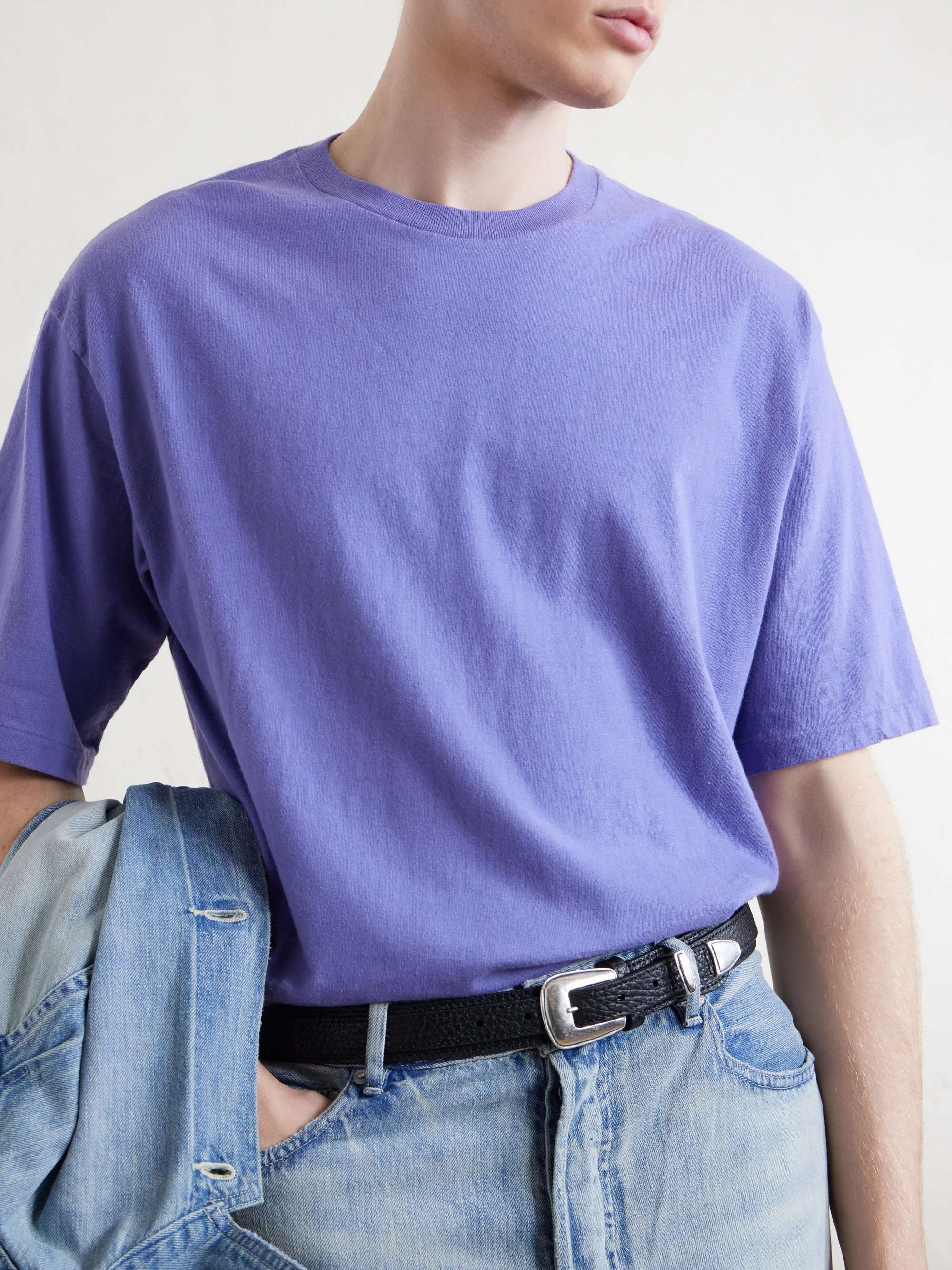 AURALEE Organic Cotton-Jersey T-Shirt for Men | MR PORTER