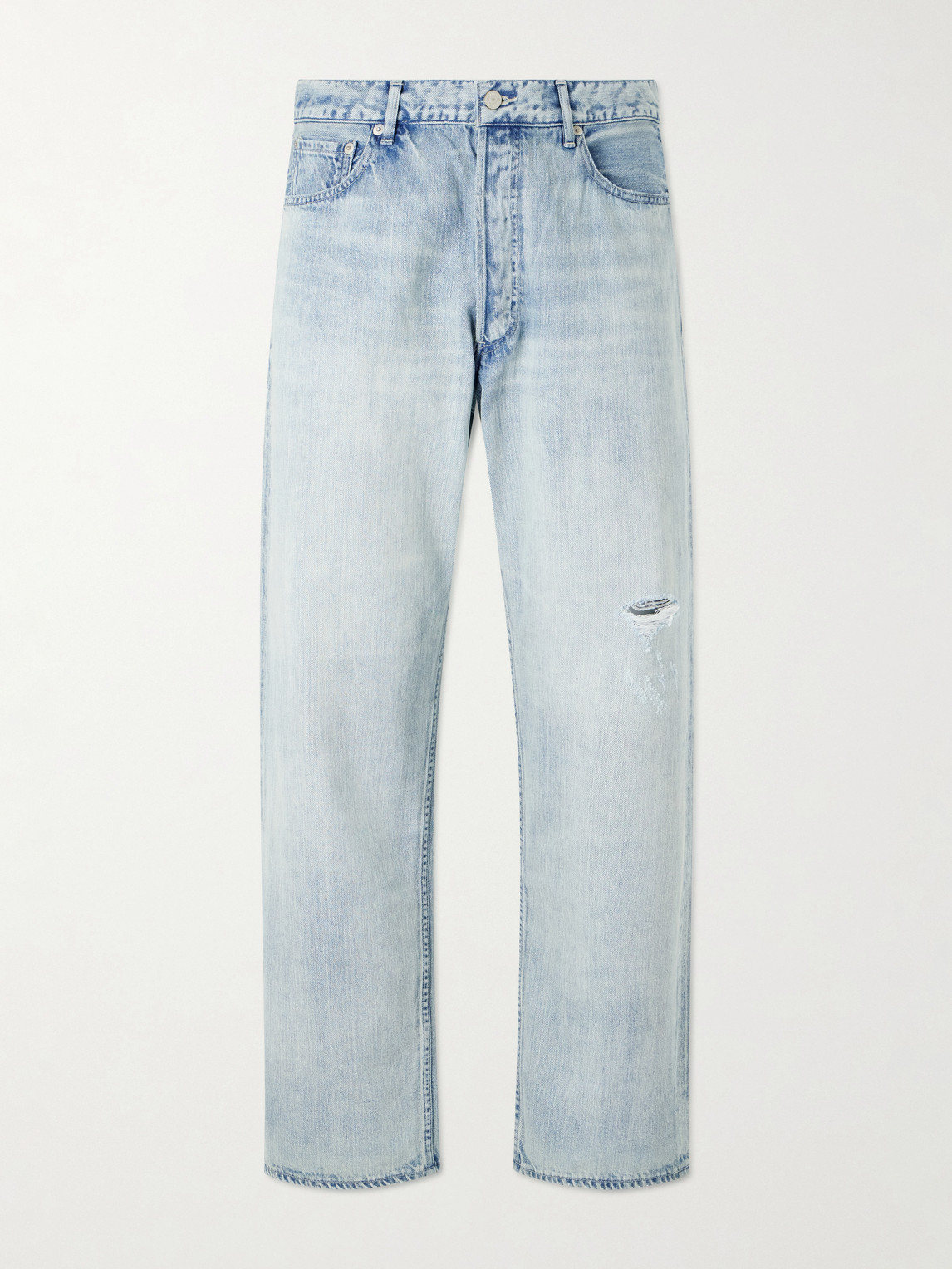 Auralee Wide-leg Jeans In Blue