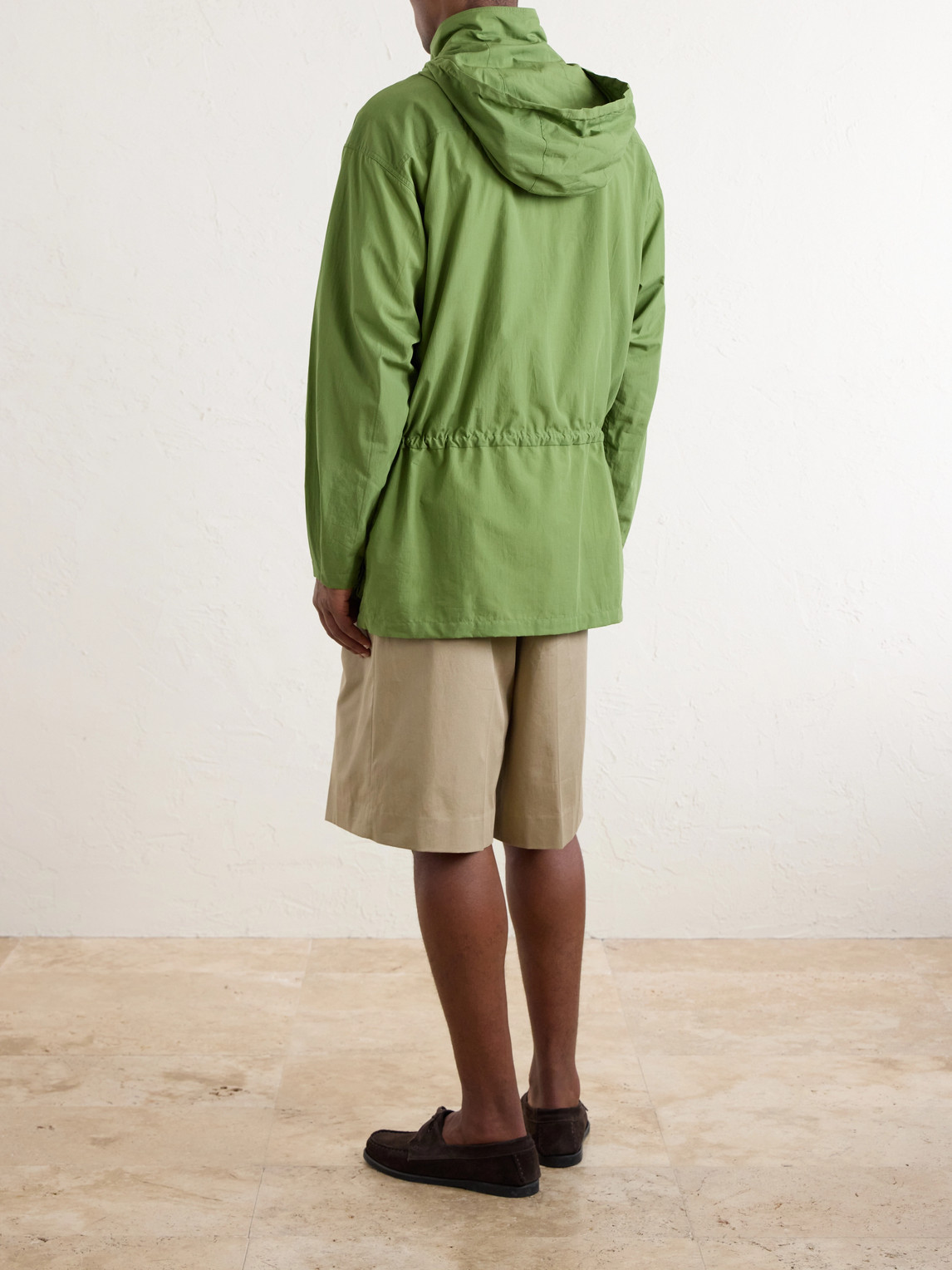  Auralee - Cotton-poplin Blouson - Men - Green - 3 