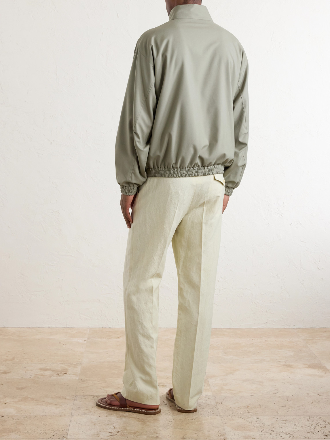 Auralee - Wool Blouson - Men - Green - 3 