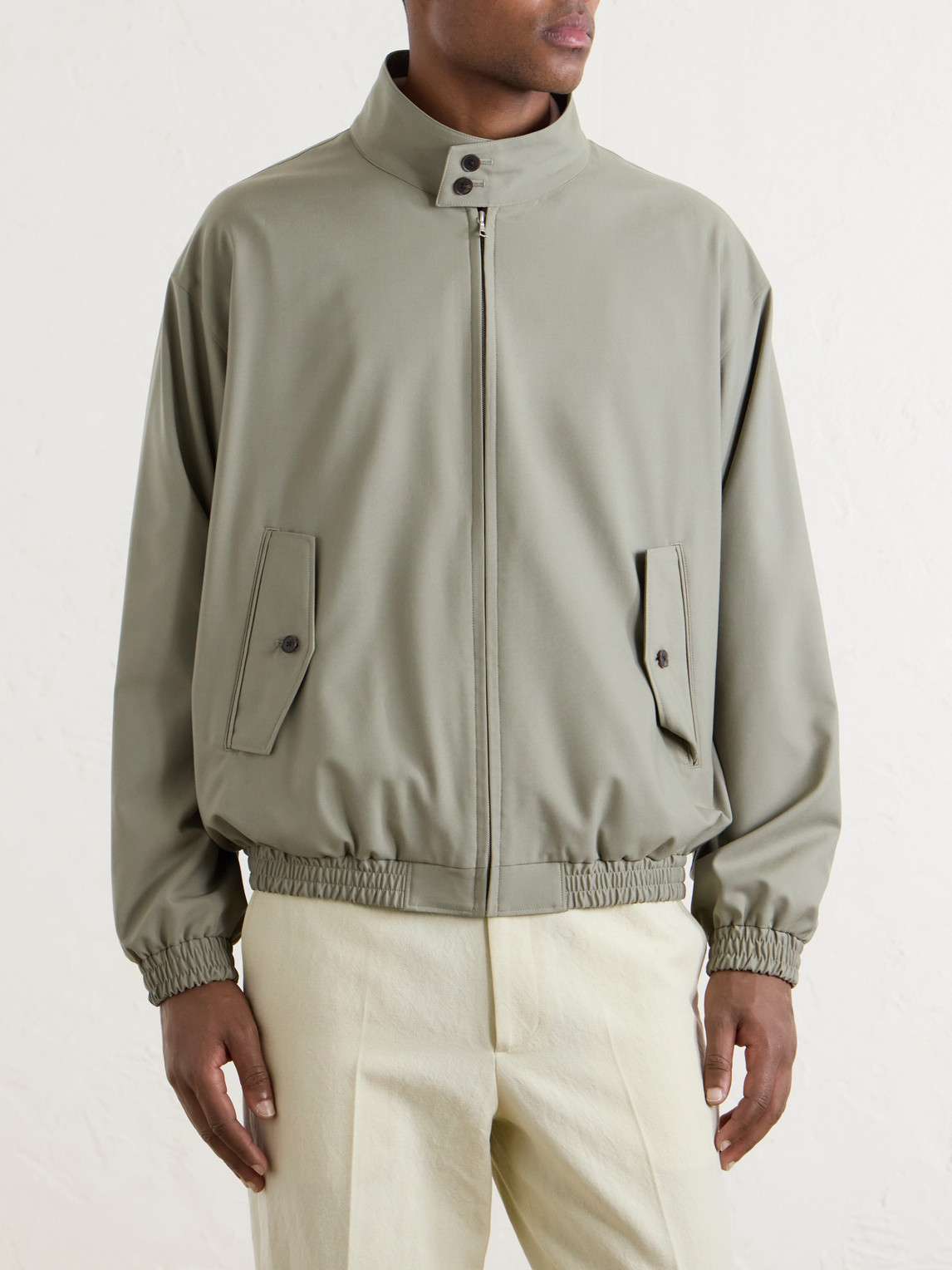  Auralee - Wool Blouson - Men - Green - 3 