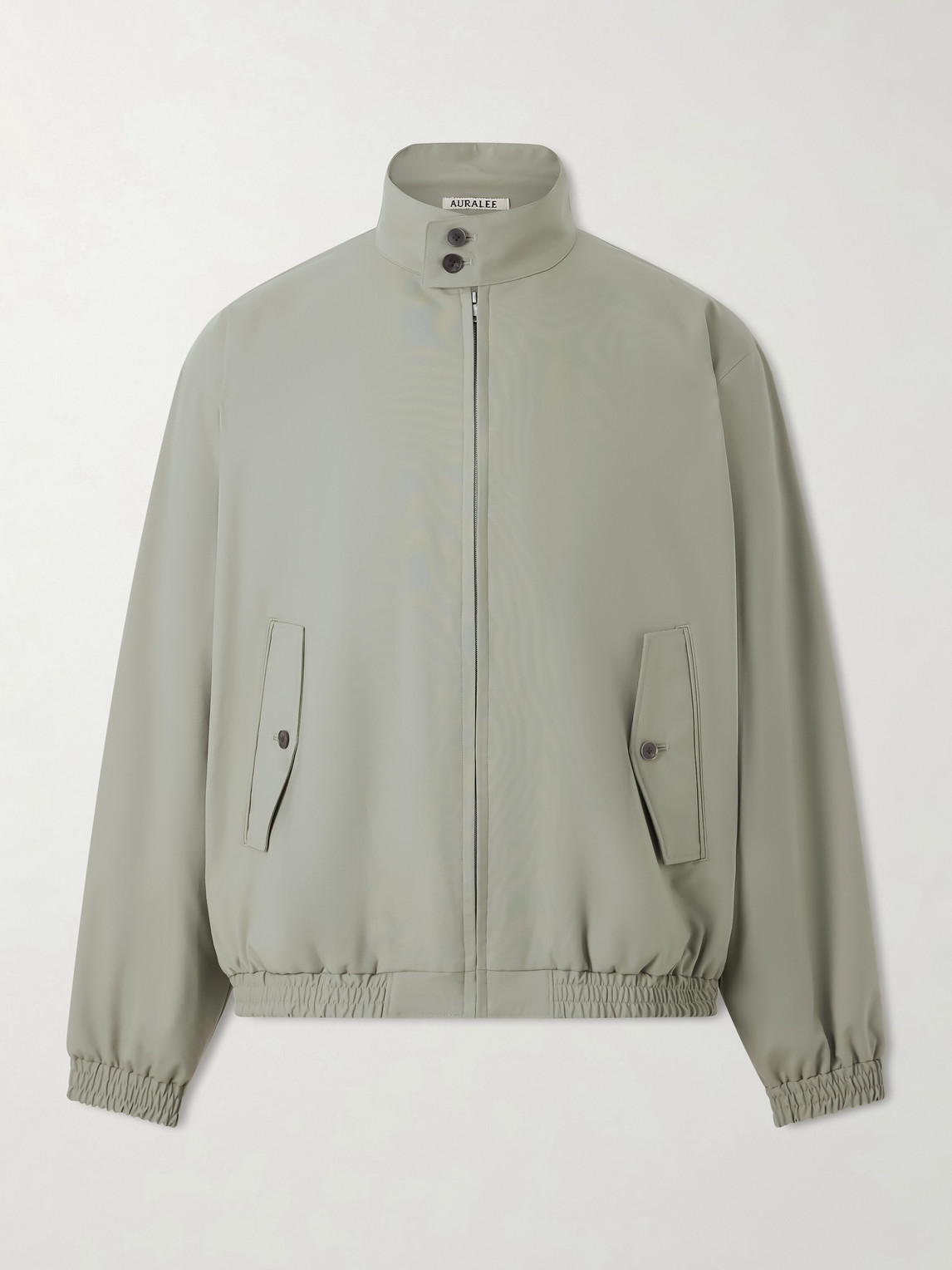 Auralee Wool Blouson In Green